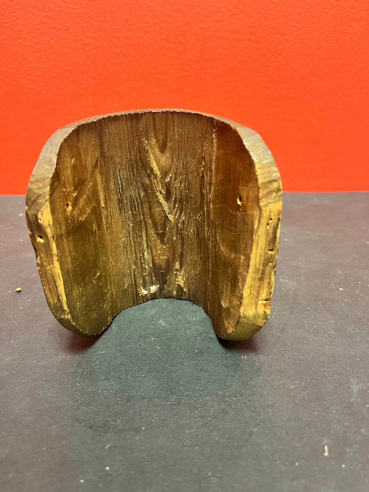 Beautiful indigenous first nations Pacific northwest Coast 5 inch tall cedar mask unsigned with great detail good value