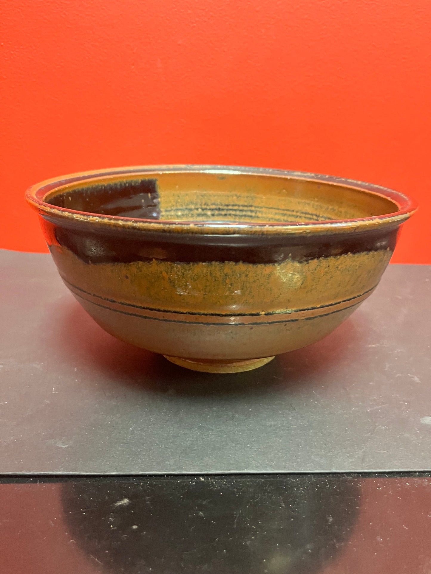 Absolutely massive beautiful 10 x 5 Japanese Canadian authentic signed Wayne Ngan bowl as is