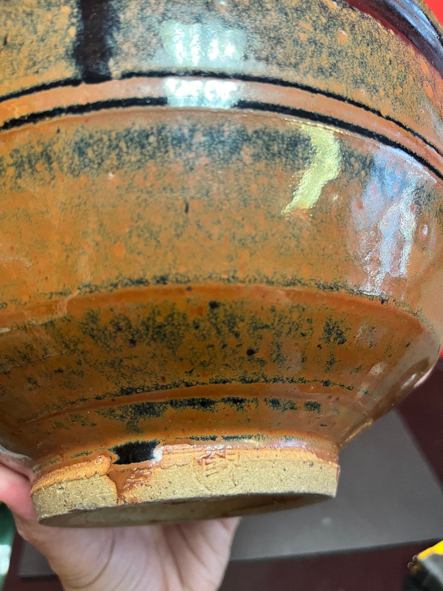 Absolutely massive beautiful 10 x 5 Japanese Canadian authentic signed Wayne Ngan bowl as is