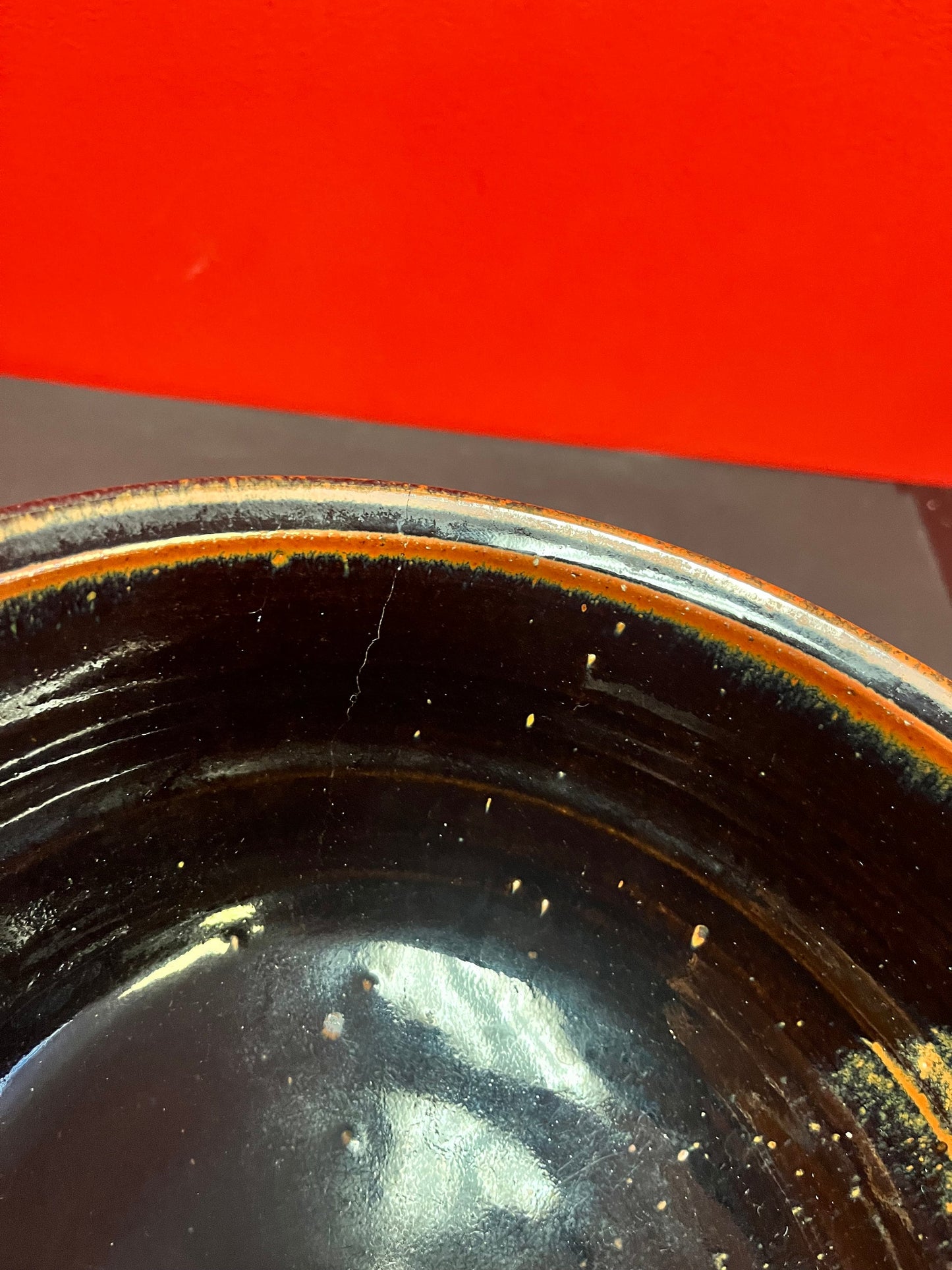 Absolutely massive beautiful 10 x 5 Japanese Canadian authentic signed Wayne Ngan bowl as is