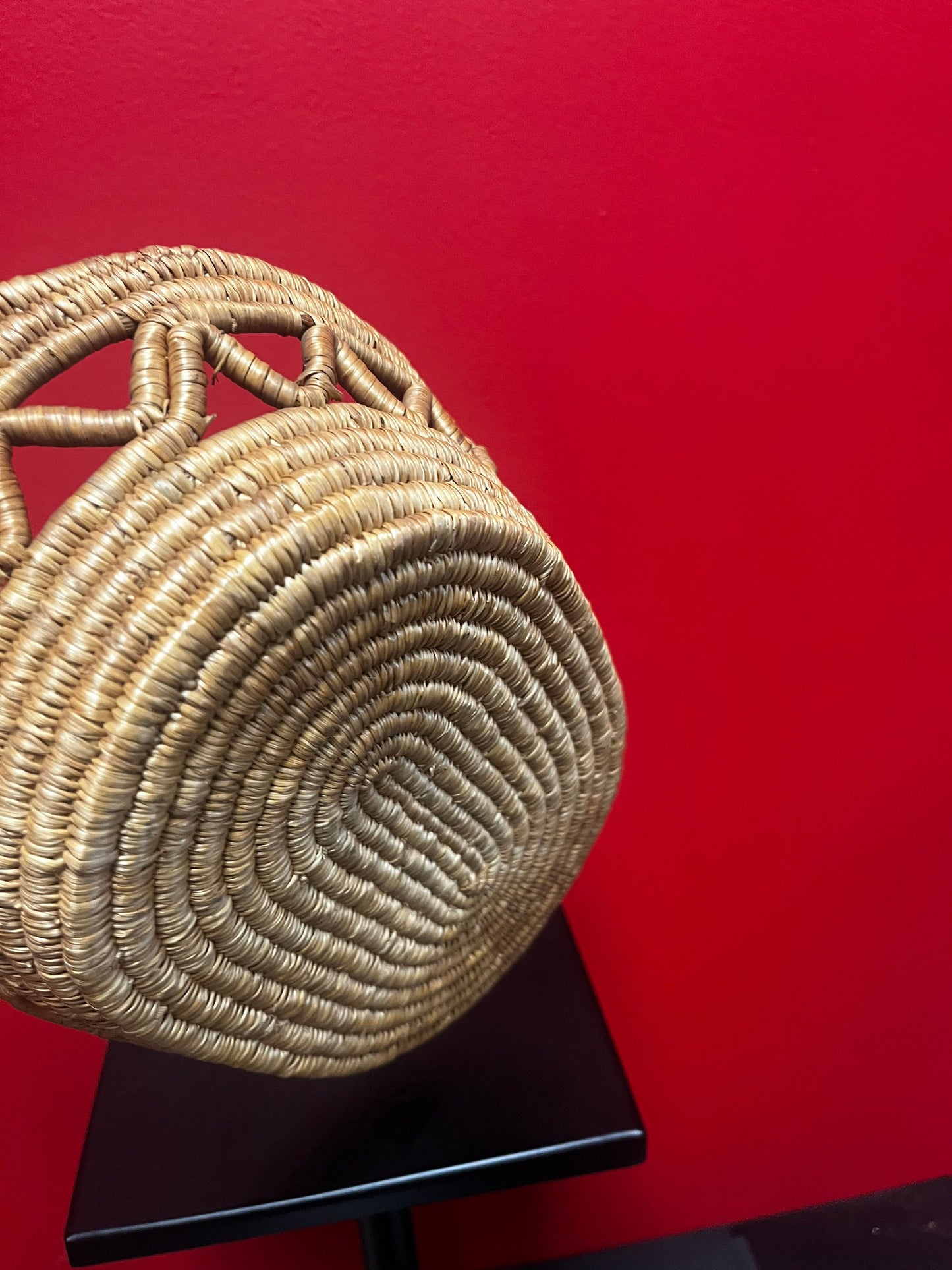 Beautiful Canadian vintage 10 x 8 x 3 high  indigenous First Nations basket  in great condition Value priced  unusual design -