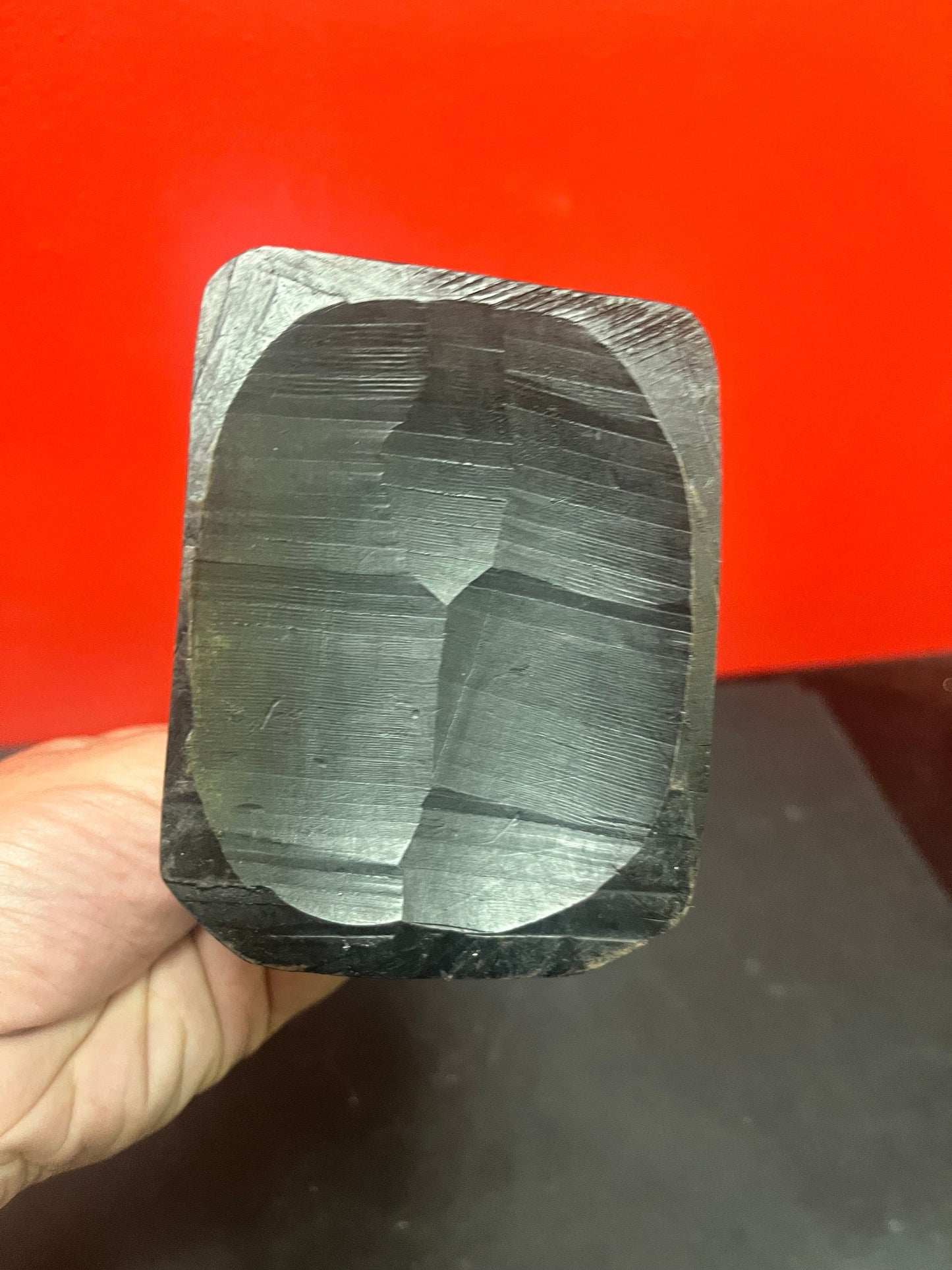 8 inch African statue of a thinking man  with earrings  unique and cool