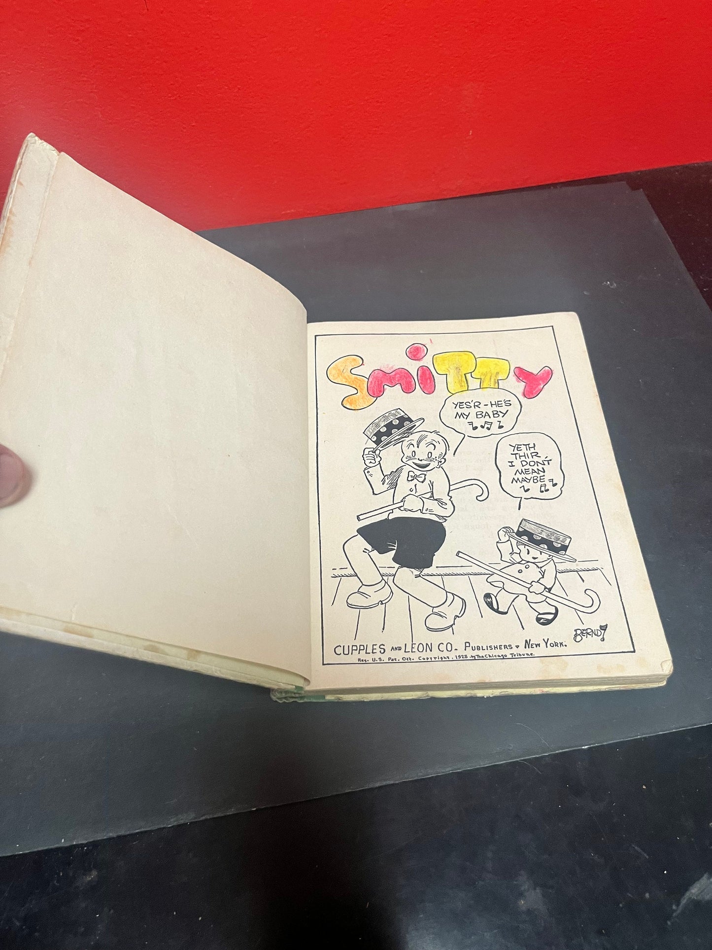 1928 SMITTY book in rough shape fun read