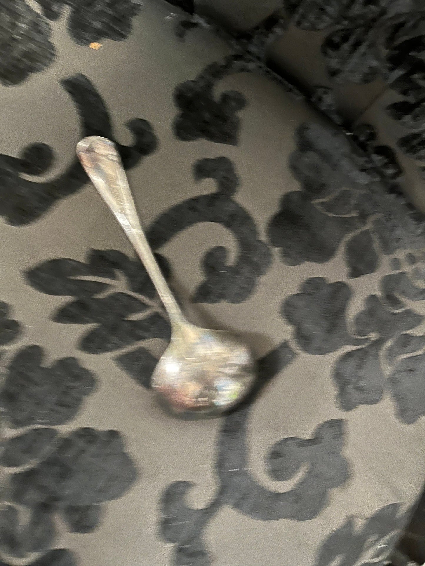 7 inch long, antique silver plated ladle Nice condition