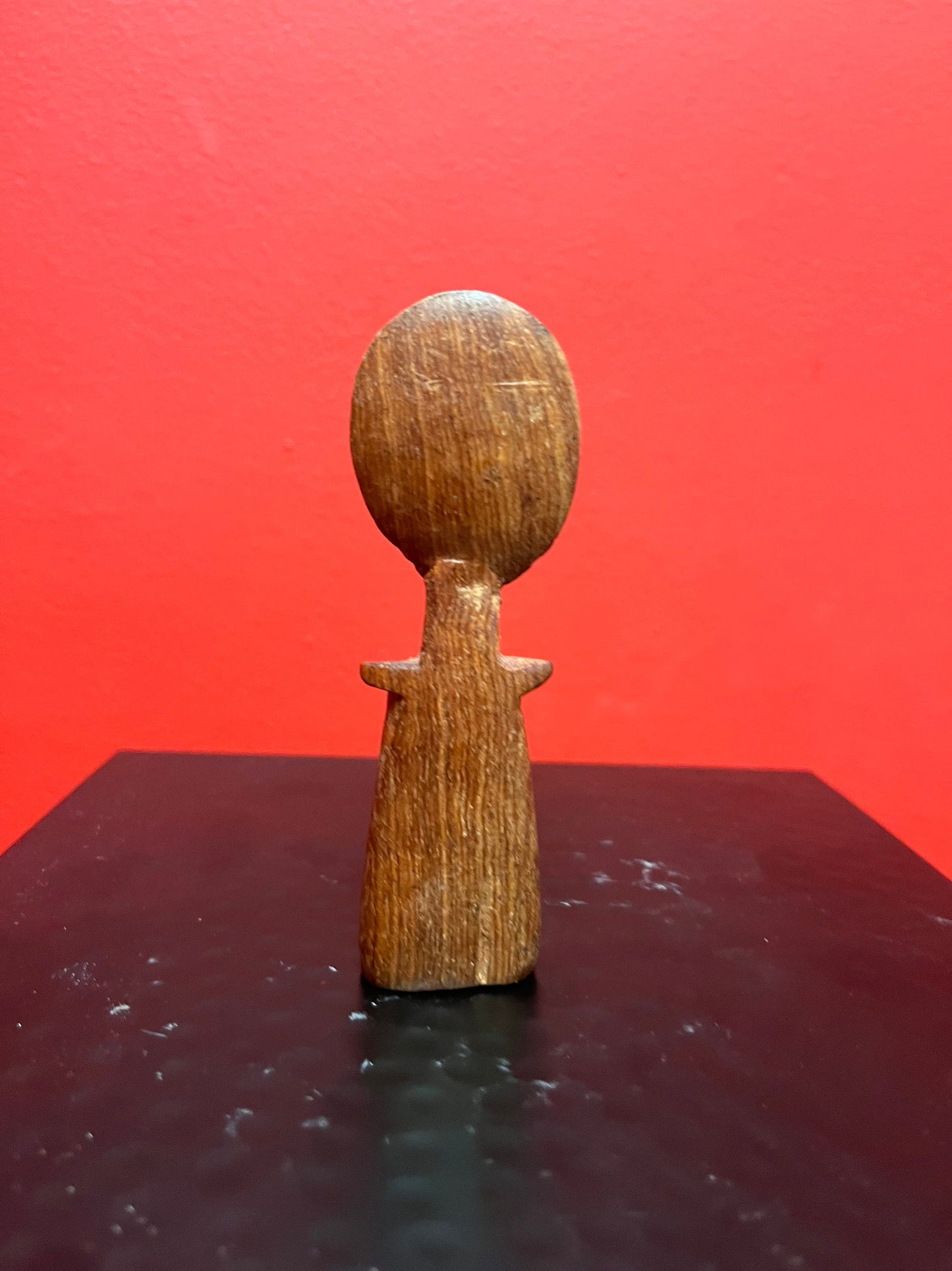 Super cool four inch tall African Ashanti wooden statue miniature version great look