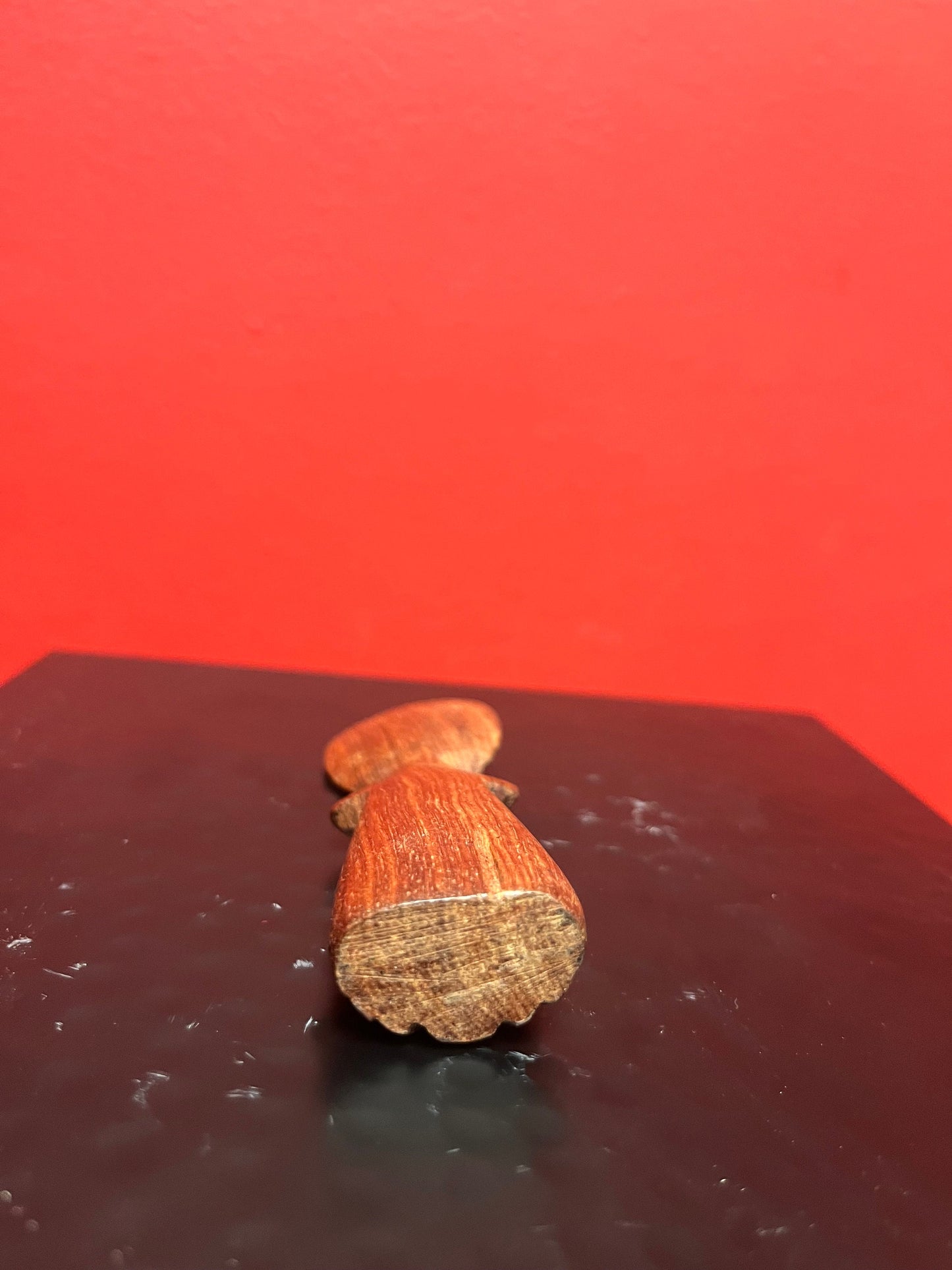 Super cool four inch tall African Ashanti wooden statue miniature version great look