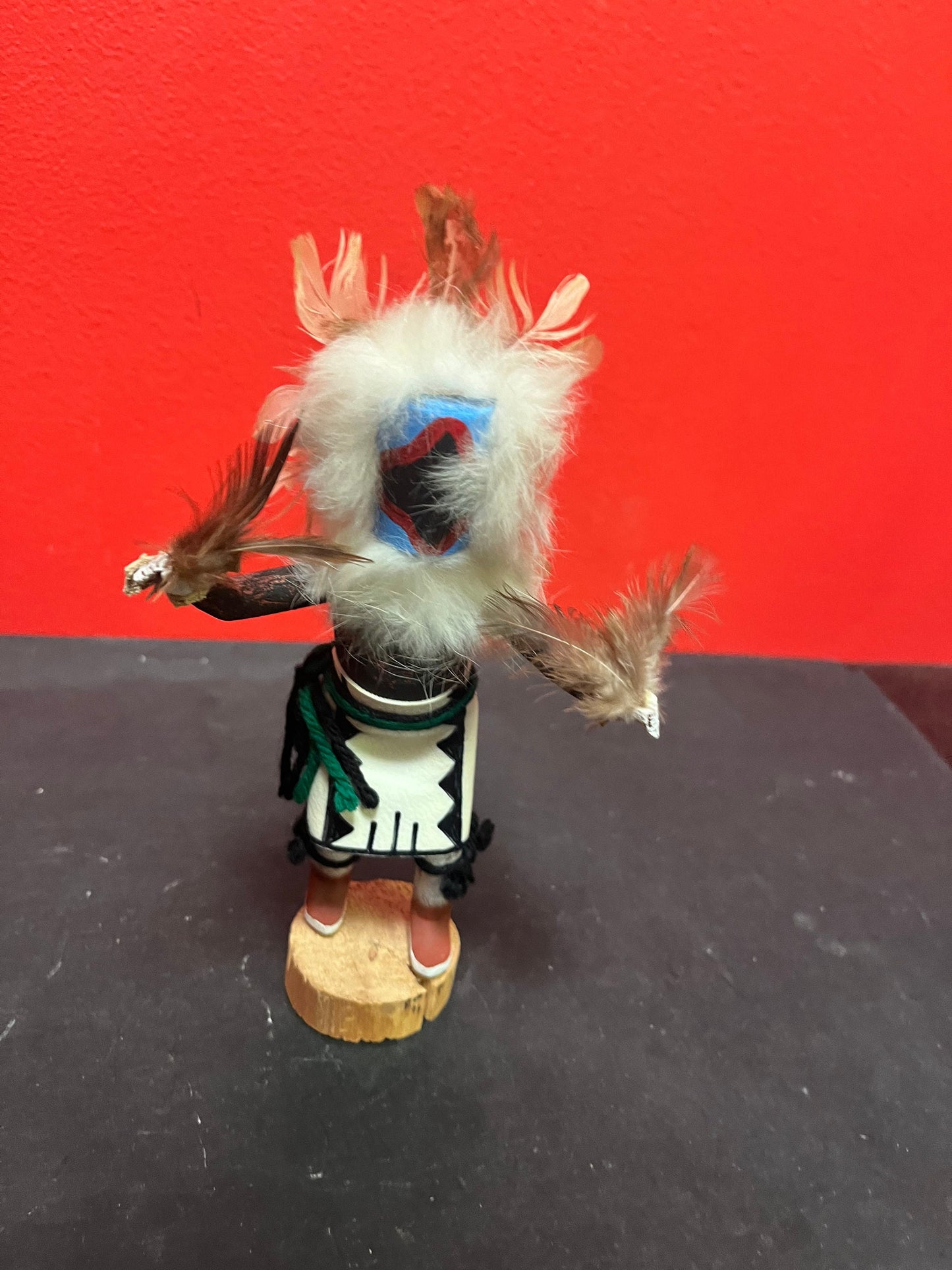 Lovely Unusual signed 8 inch tall Hopi kachina doll great value