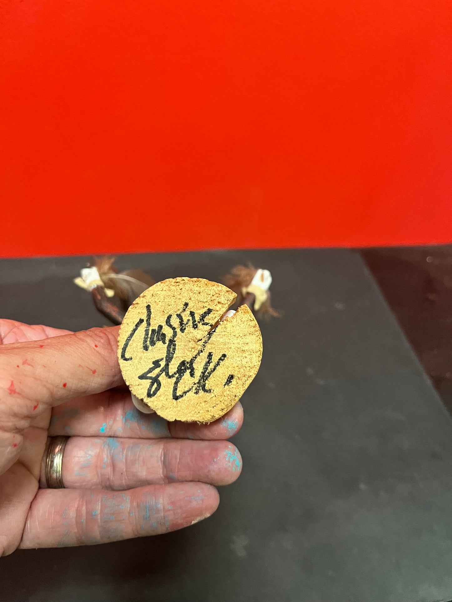 Lovely Unusual signed 8 inch tall Hopi kachina doll  great value