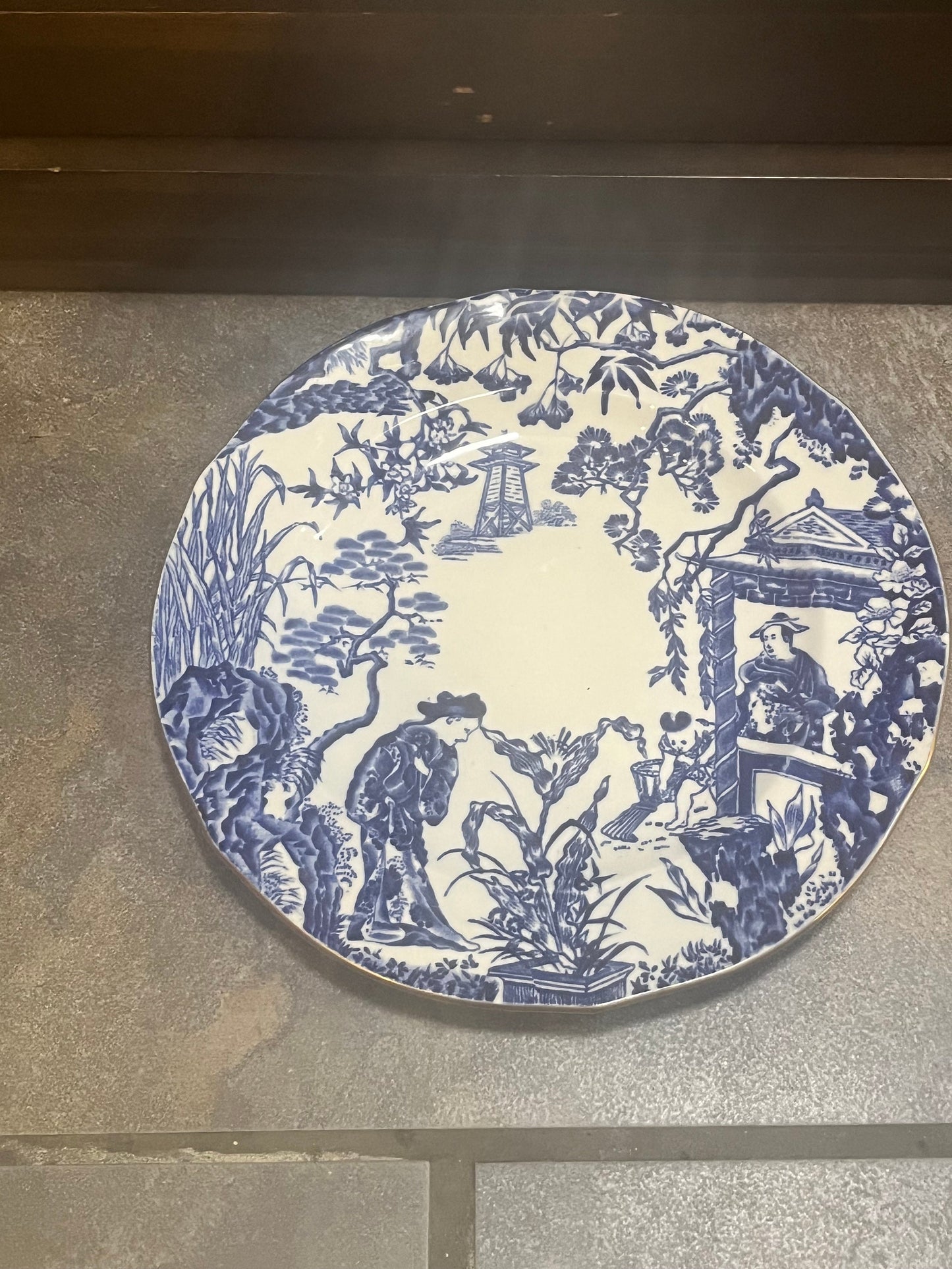 8 English royal crown derby mikado 8 inch plates — all mint condition — sold as a lot — extremely good value
