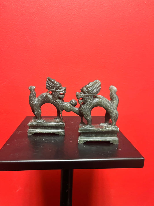 Pair of four inch long Burmese  jade dragons   delicious and wonderful imagery