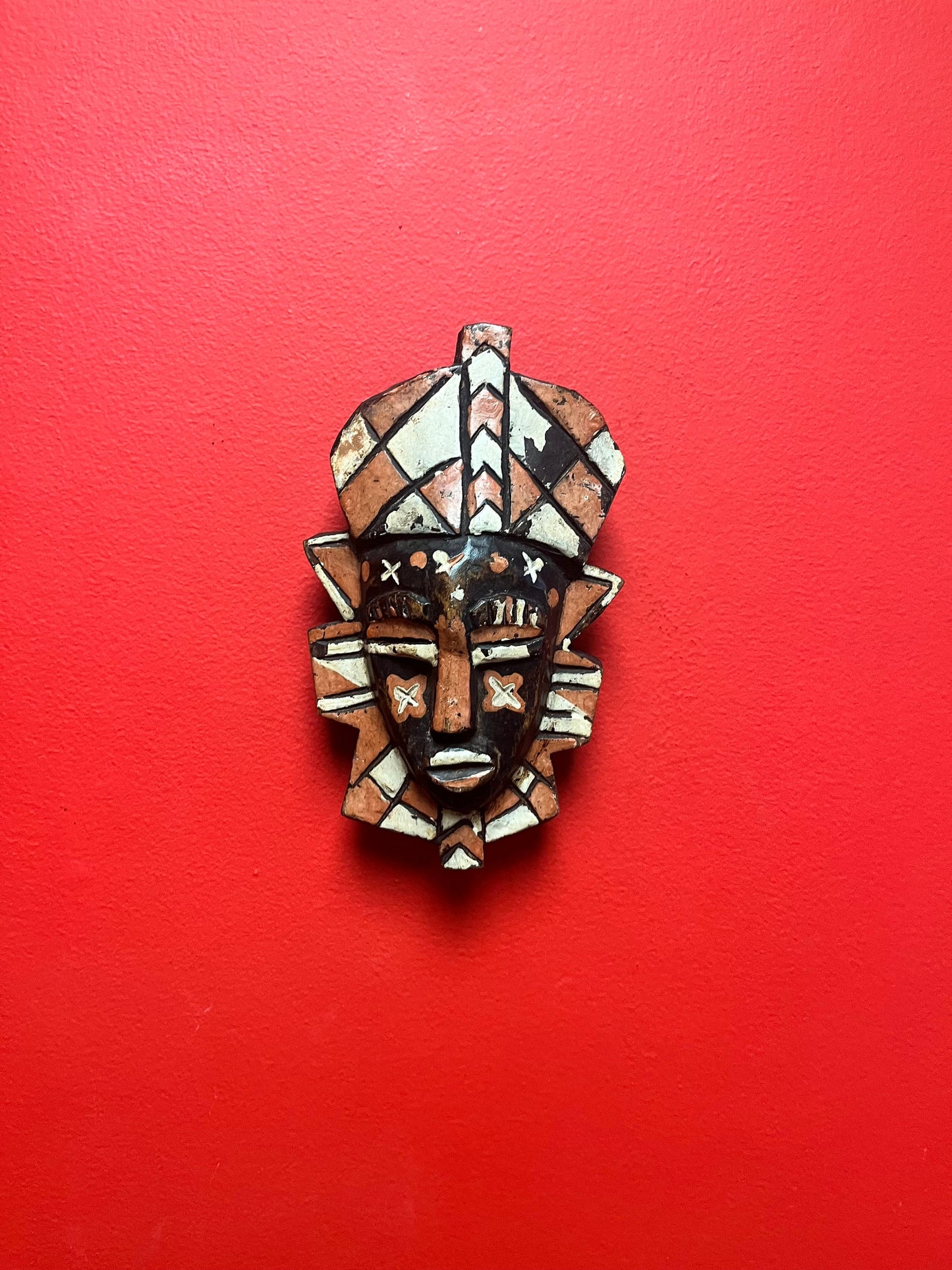 Beautiful 8 inch tall African passport mask great quality and imagery value priced