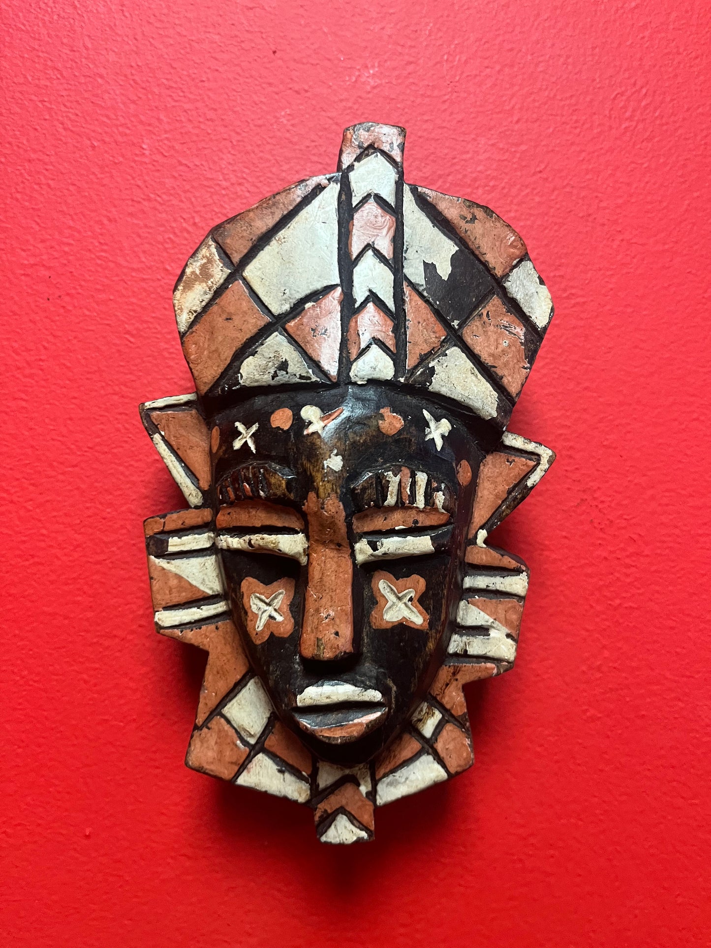 Beautiful 8 inch tall African passport mask great quality and imagery value priced
