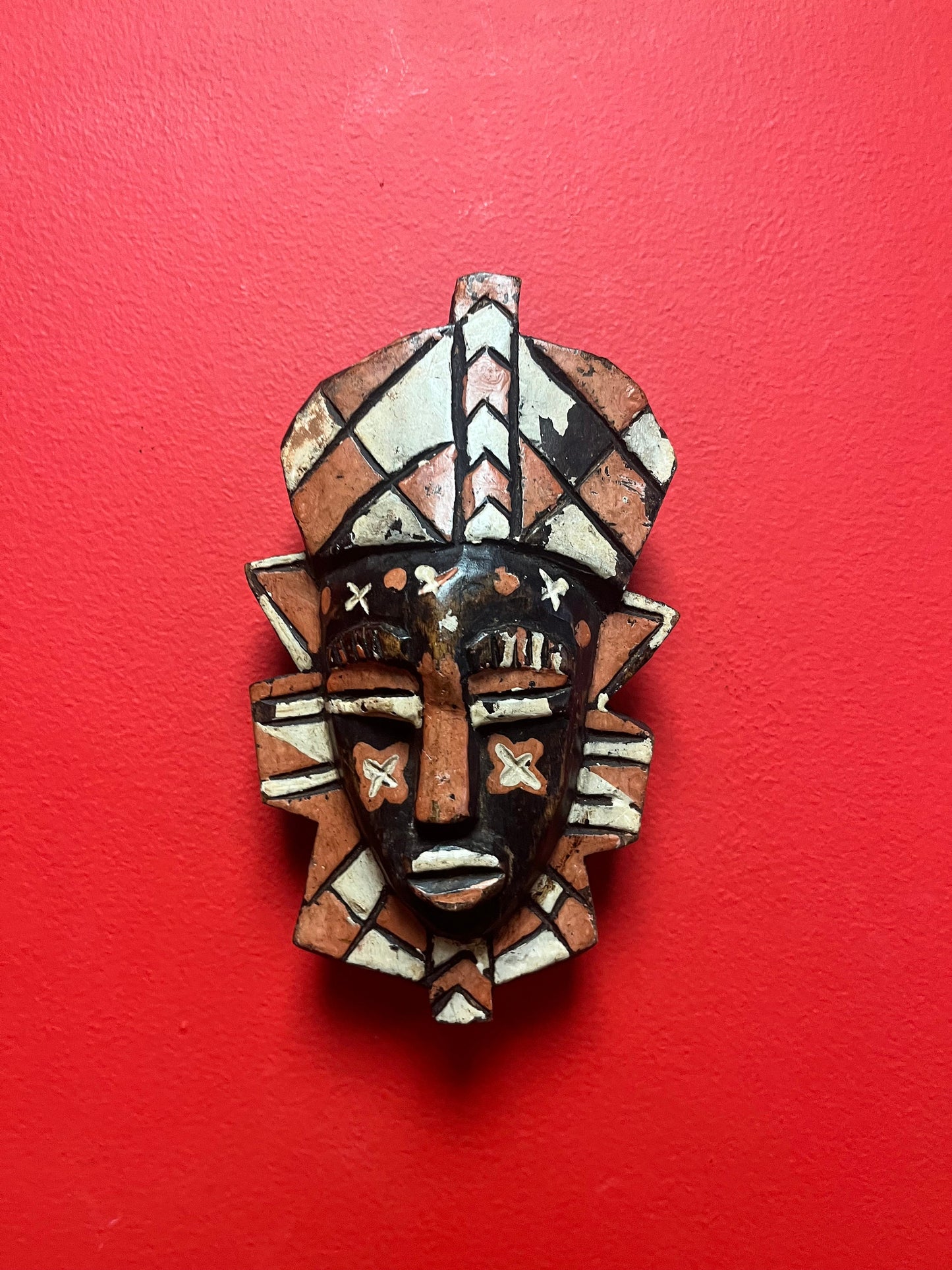 Beautiful 8 inch tall African passport mask great quality and imagery value priced