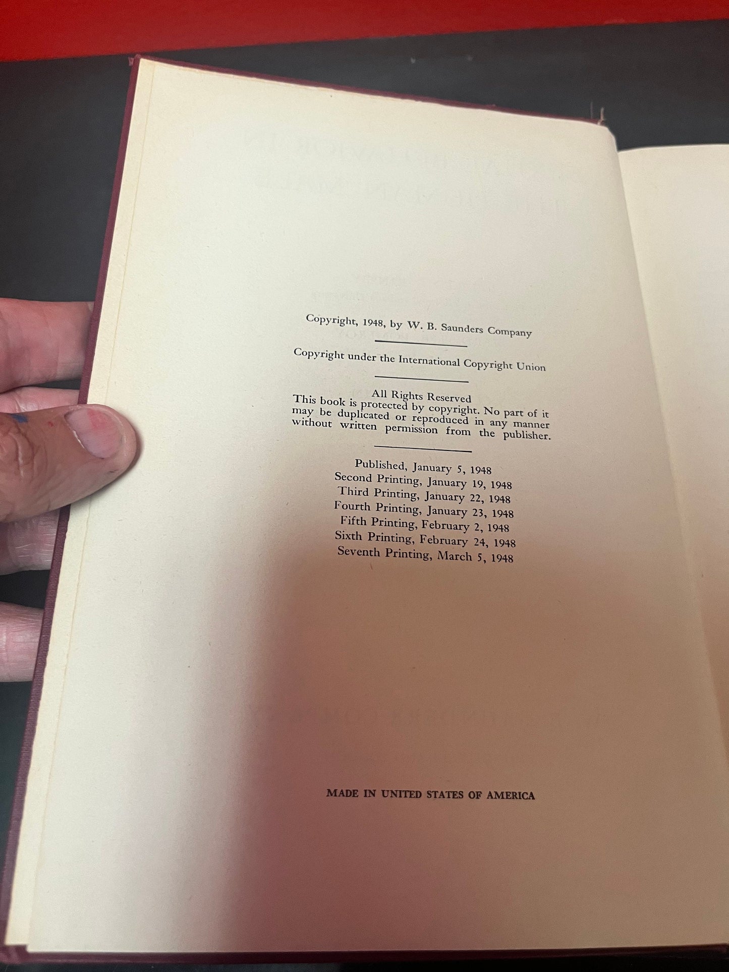 Sexual behaviour in the human male book 1948 804 pages good condition - great gift