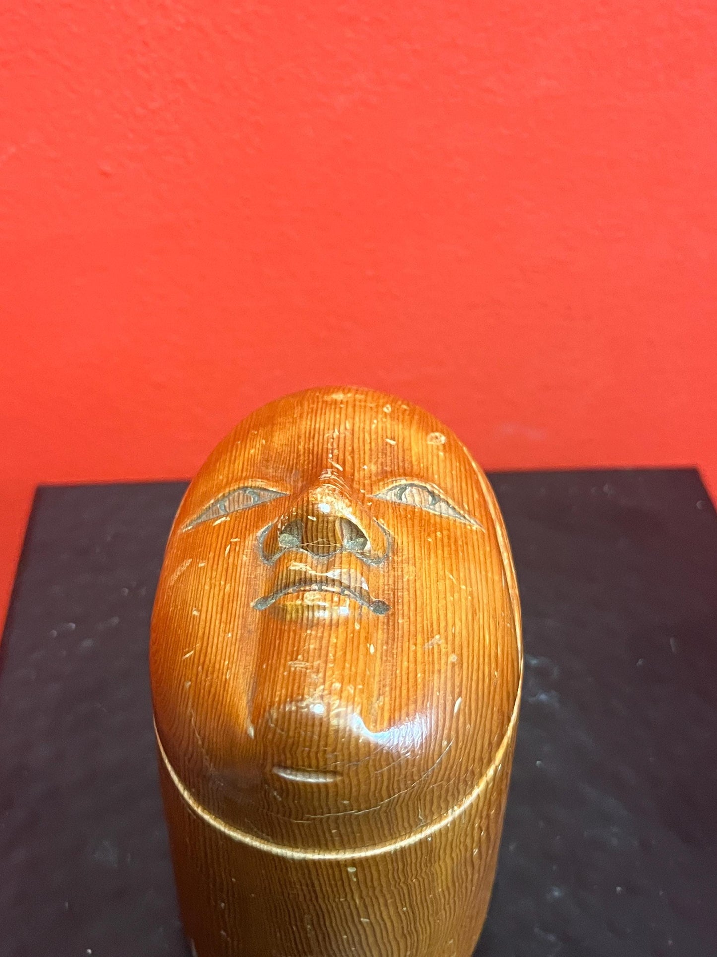 Absolutely wonderful 4 x 3 high antique Japanese wood NOH box amazing patina and super gift wow value priced for a rare piece