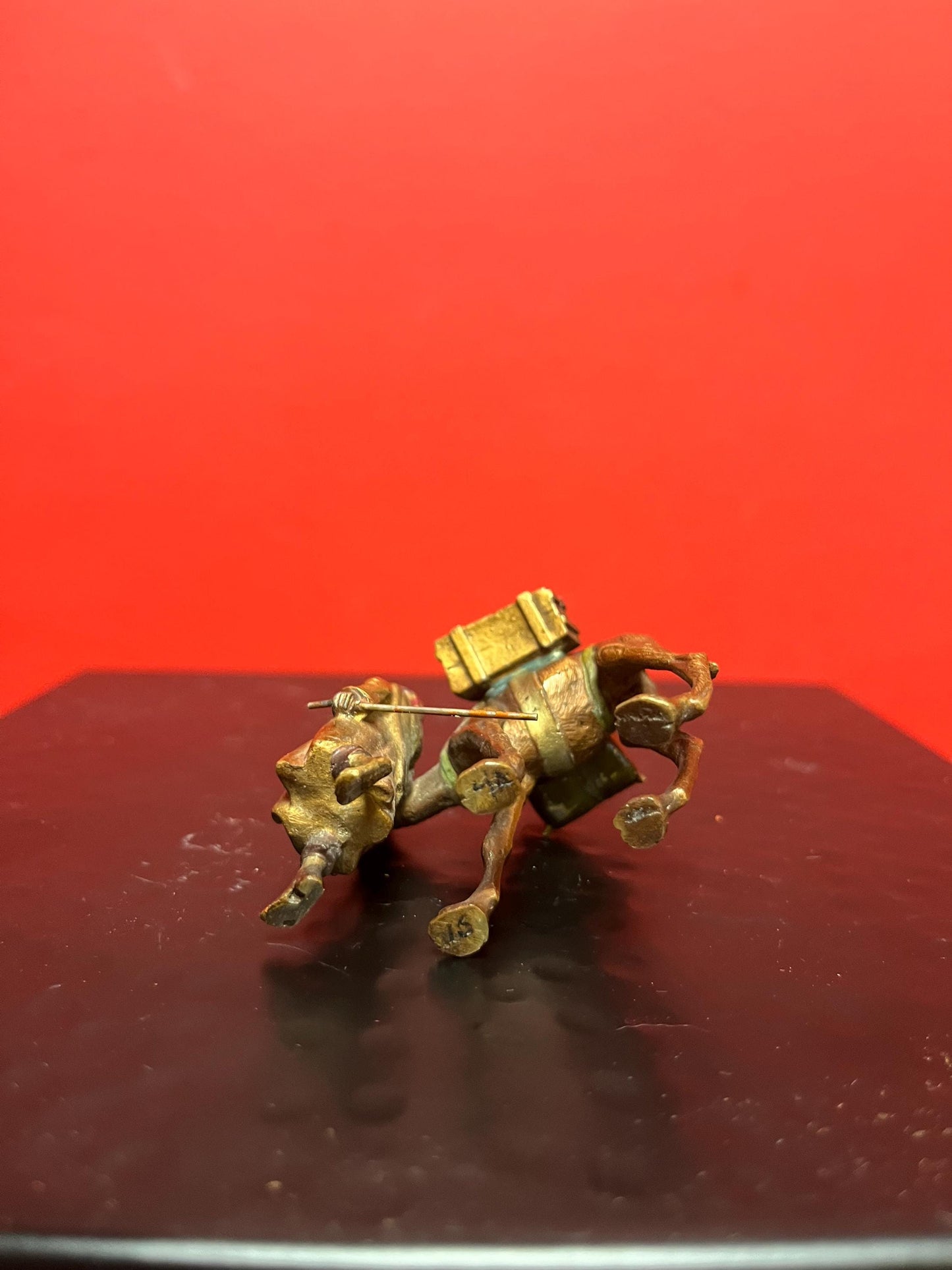 Stunning authentic antique Franz Bergman bronze statue of an Arabic man with camel wonderful condition and patina - wow