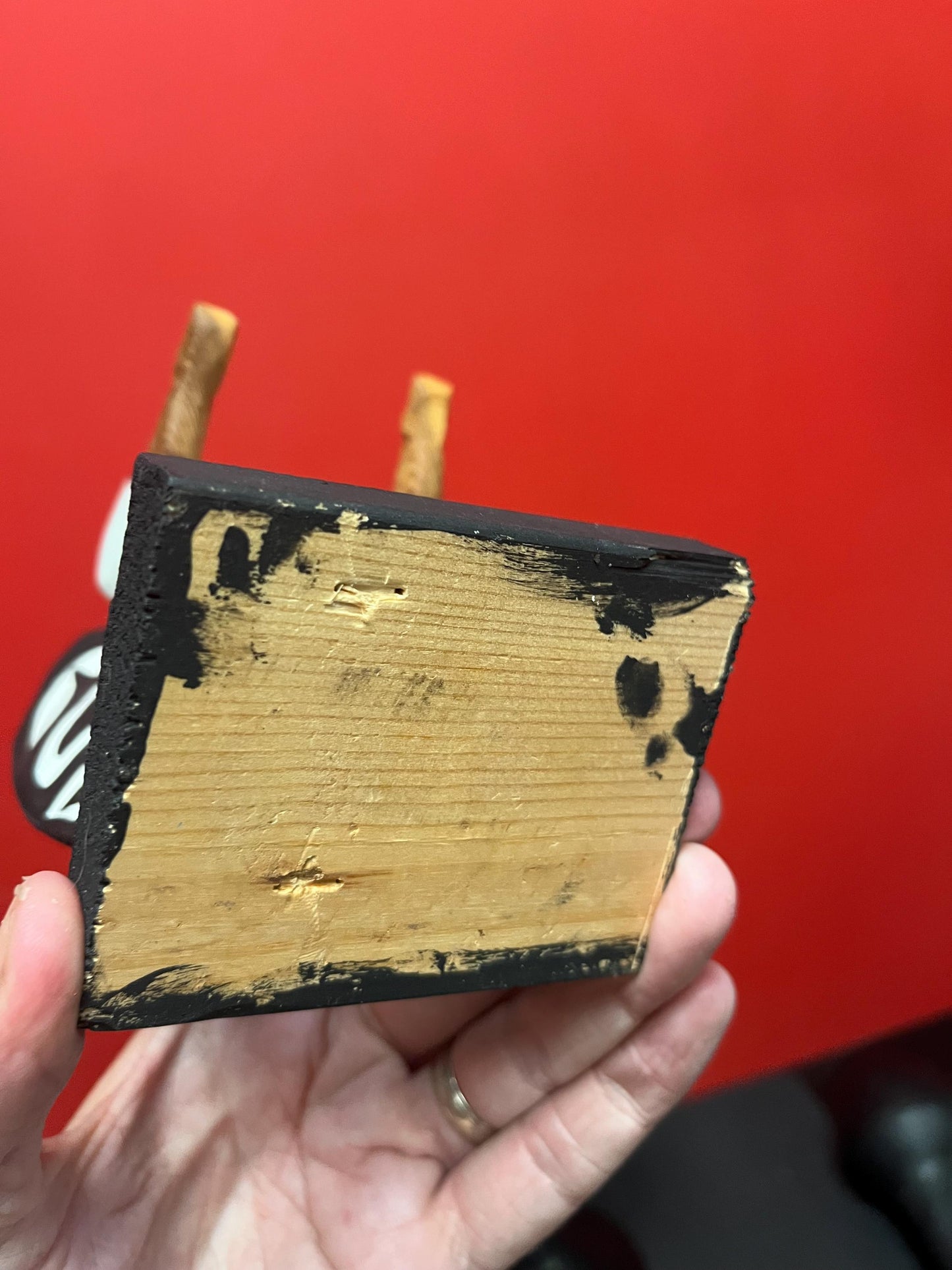 Fabulous rare signed 6 inch tall indigenous first nations Pacific northwest coast statute of  native Jesus  unbelievable imagery