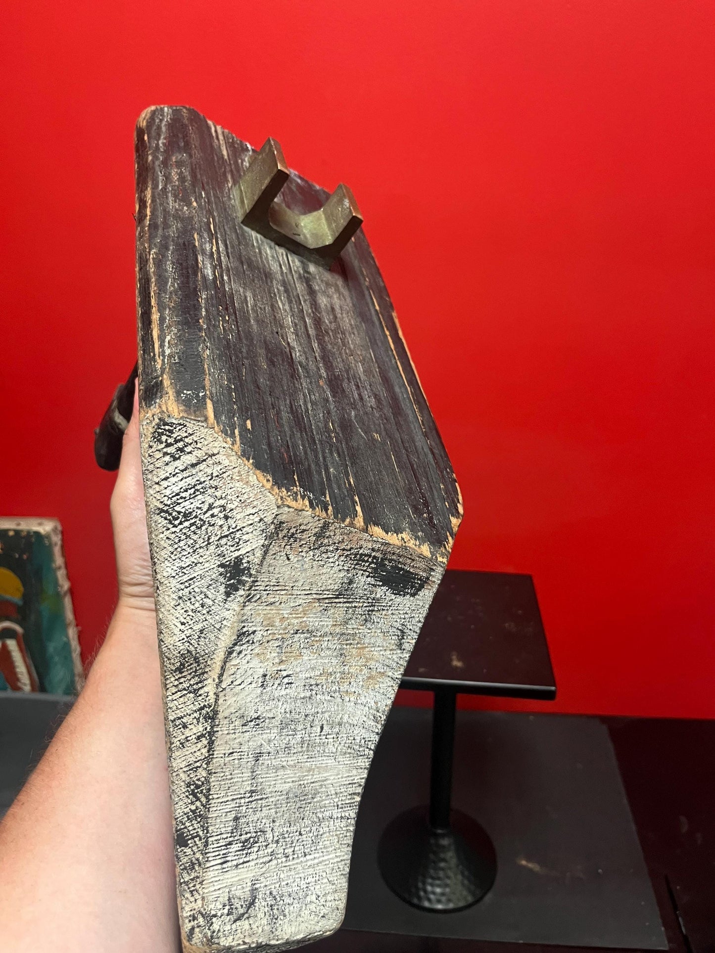 Wow  18 x 11 tall antique rare Canadian Duck decoy  authentic with amazing patina  wow