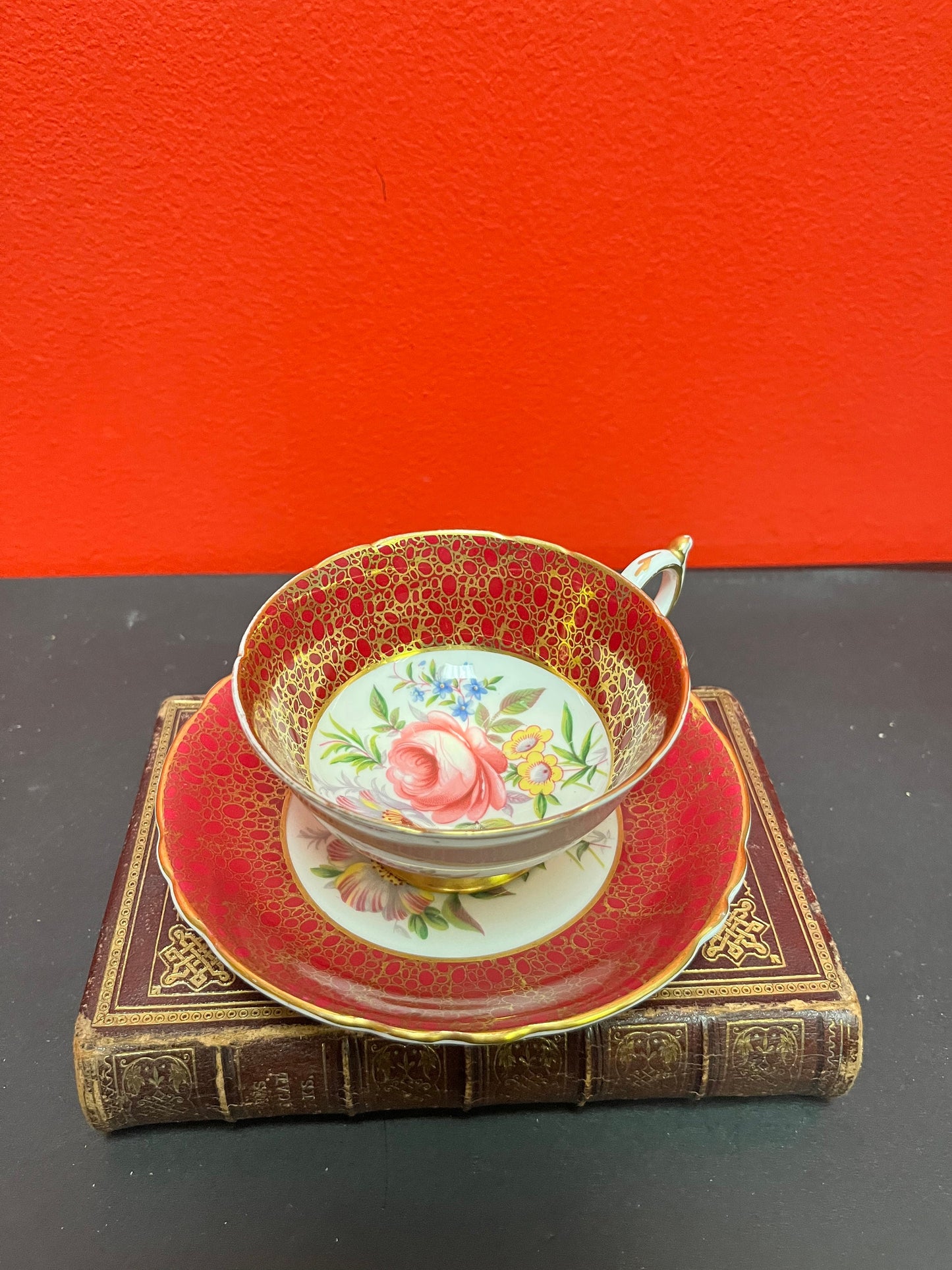 Paragon beautiful rare and cup and Saucer mint condition wow