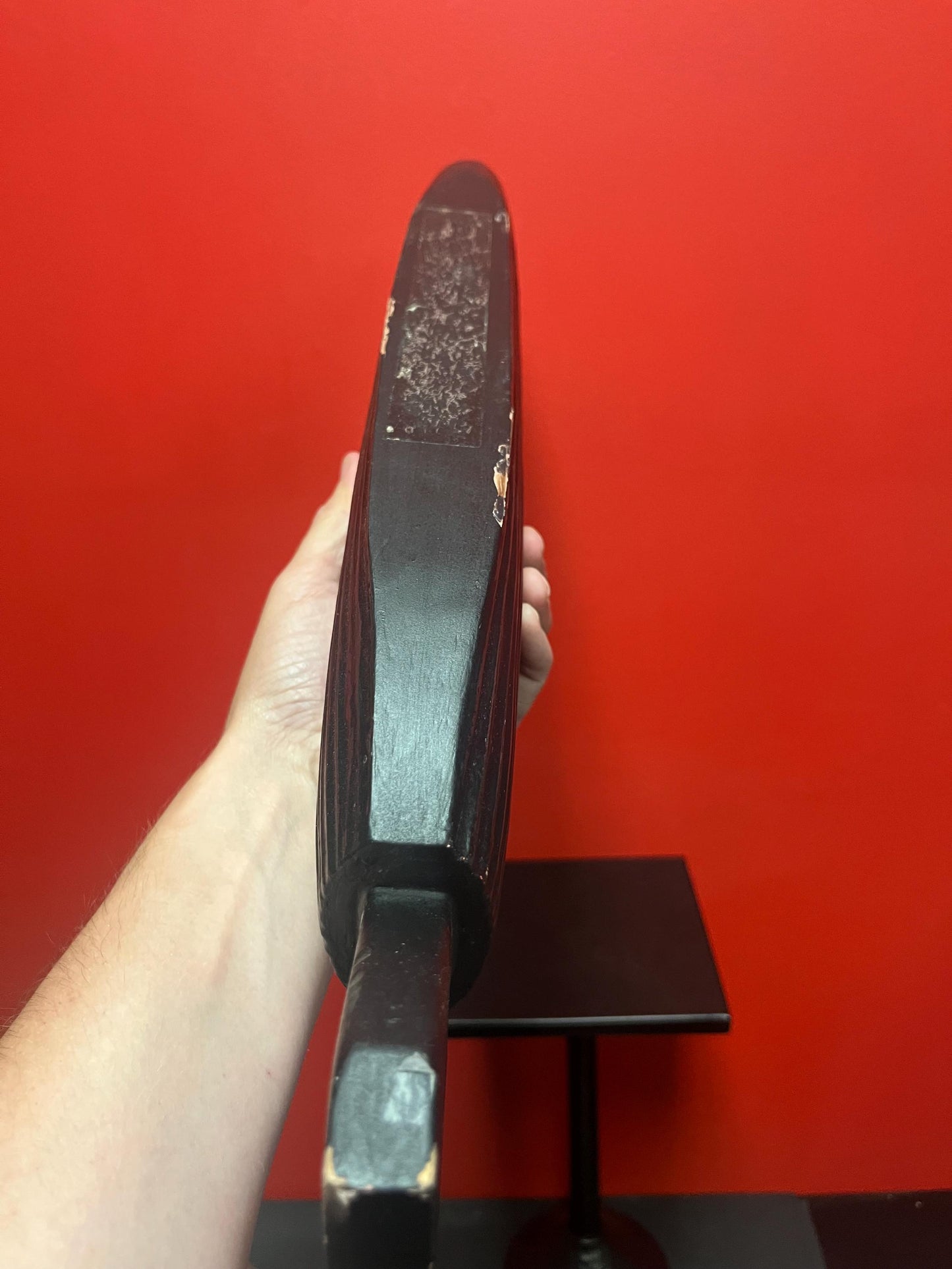 Very cool 21 x 6 stylized wooden fish perfect for home or cabin simple and magnificent