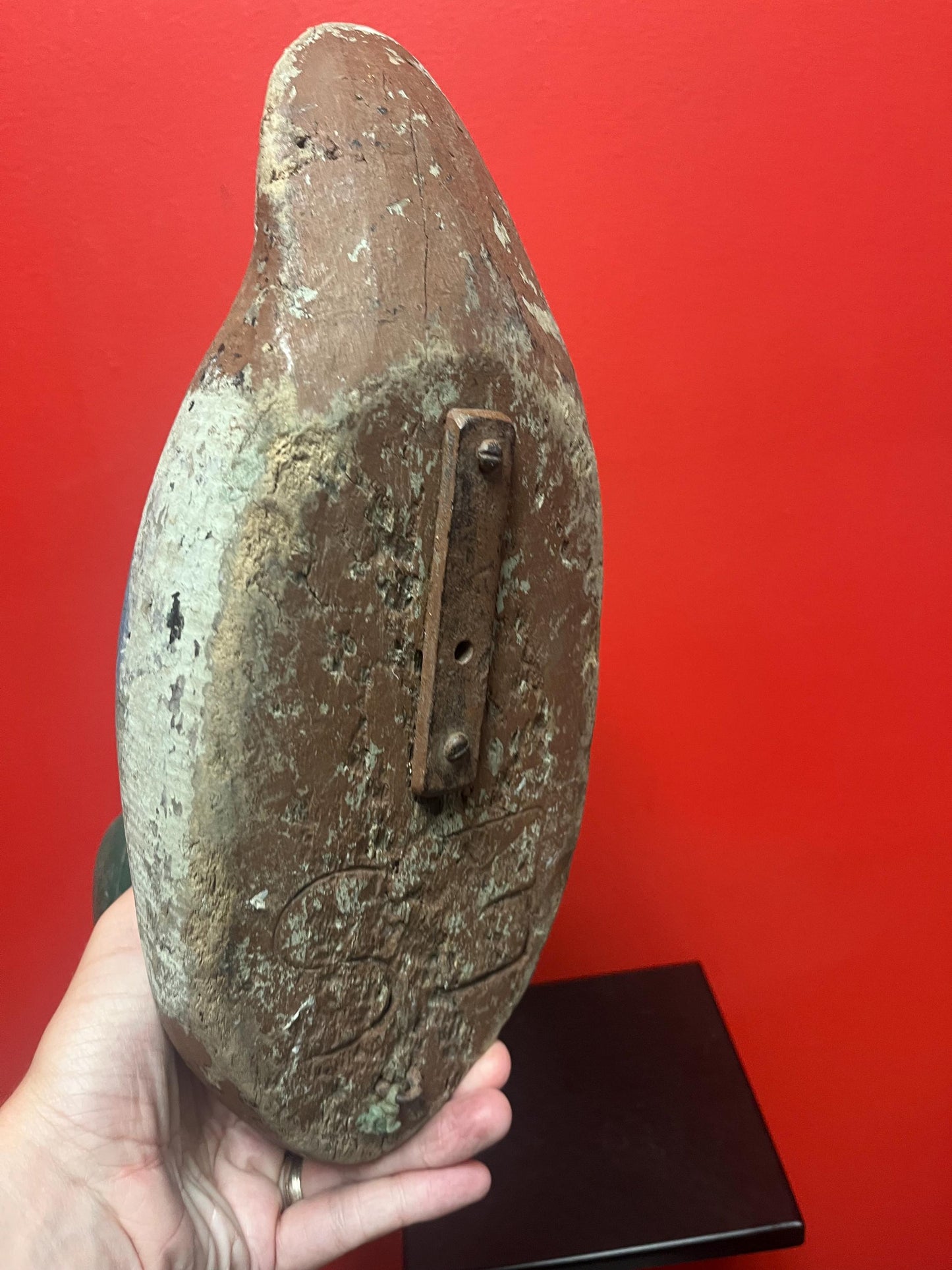 17 x 8 high Canadian antique authentic beautiful duck decoy great condition with amazing patina wow one of the best