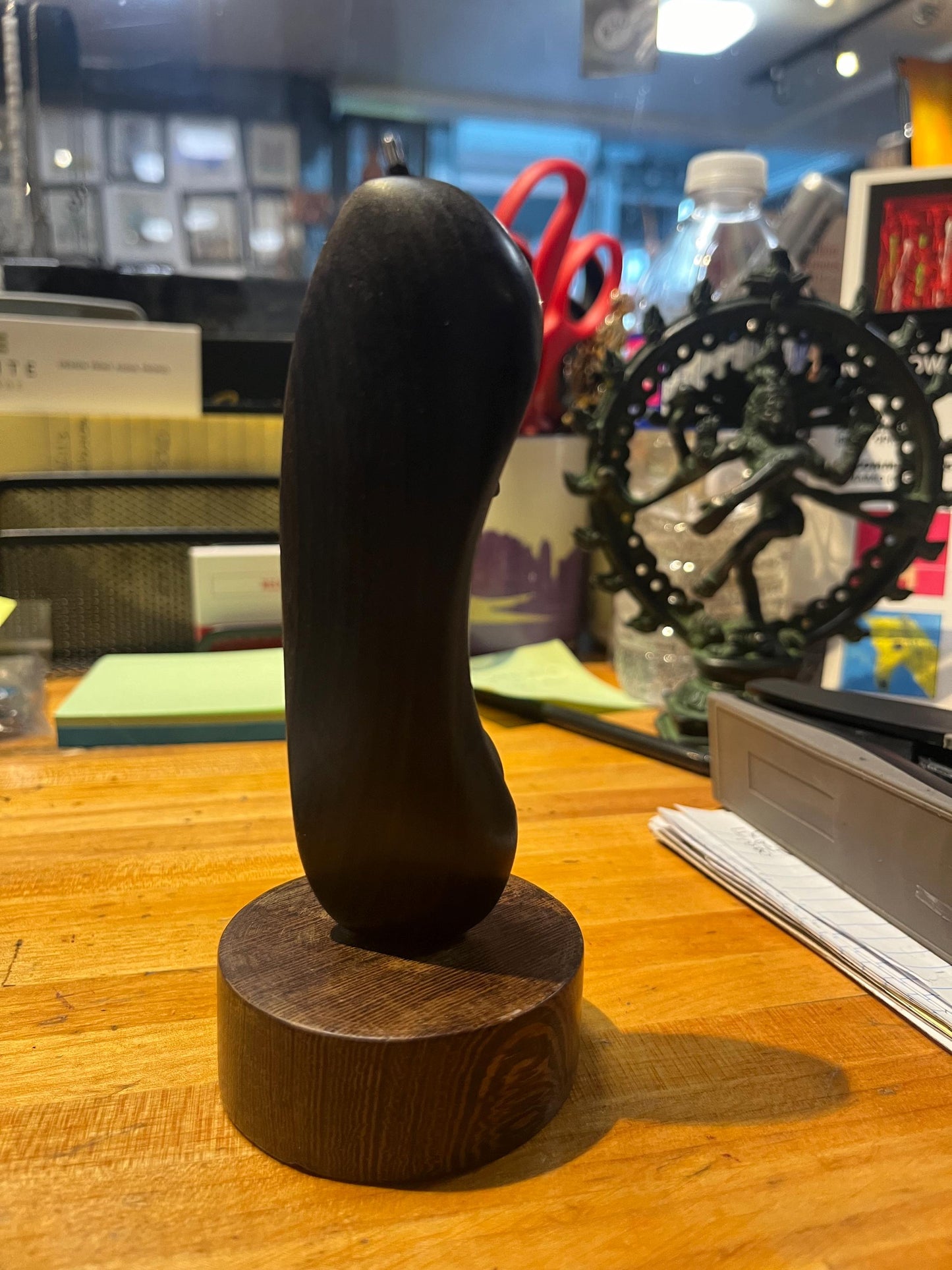 Lovely 6 inch carved ironwood Madonna and child statue wonderful detail and good value