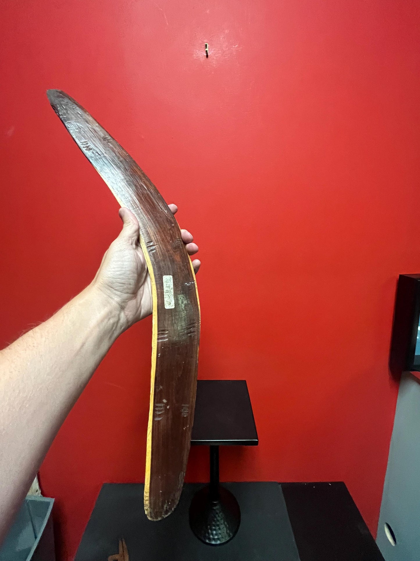 23 inch long vintage Australian authentic boomerang - great style and patina wow