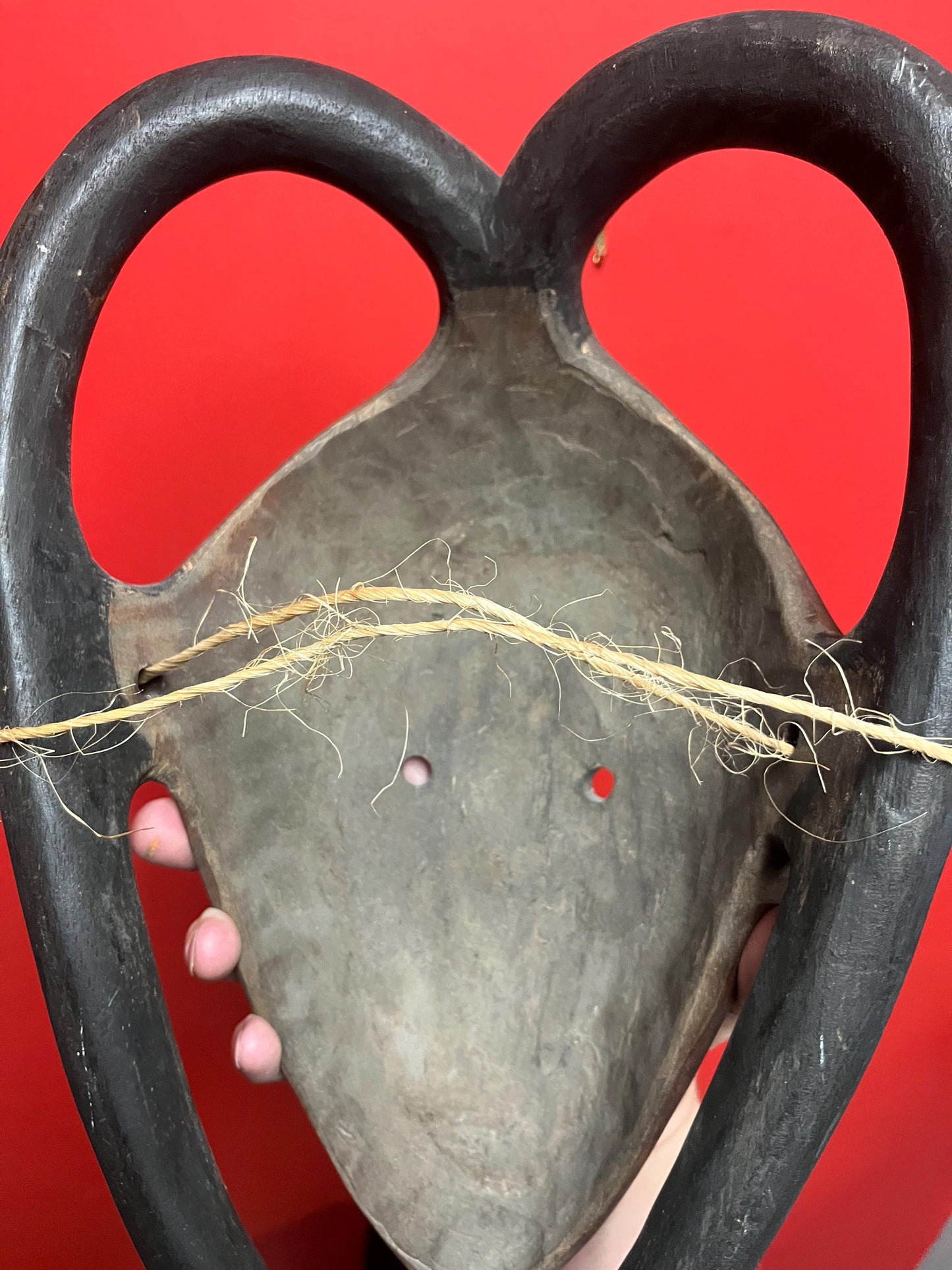 14 x 10“ fabulous 1950s African Tanzanian artefact mask Great condition and wonderful patina From important collection -wow