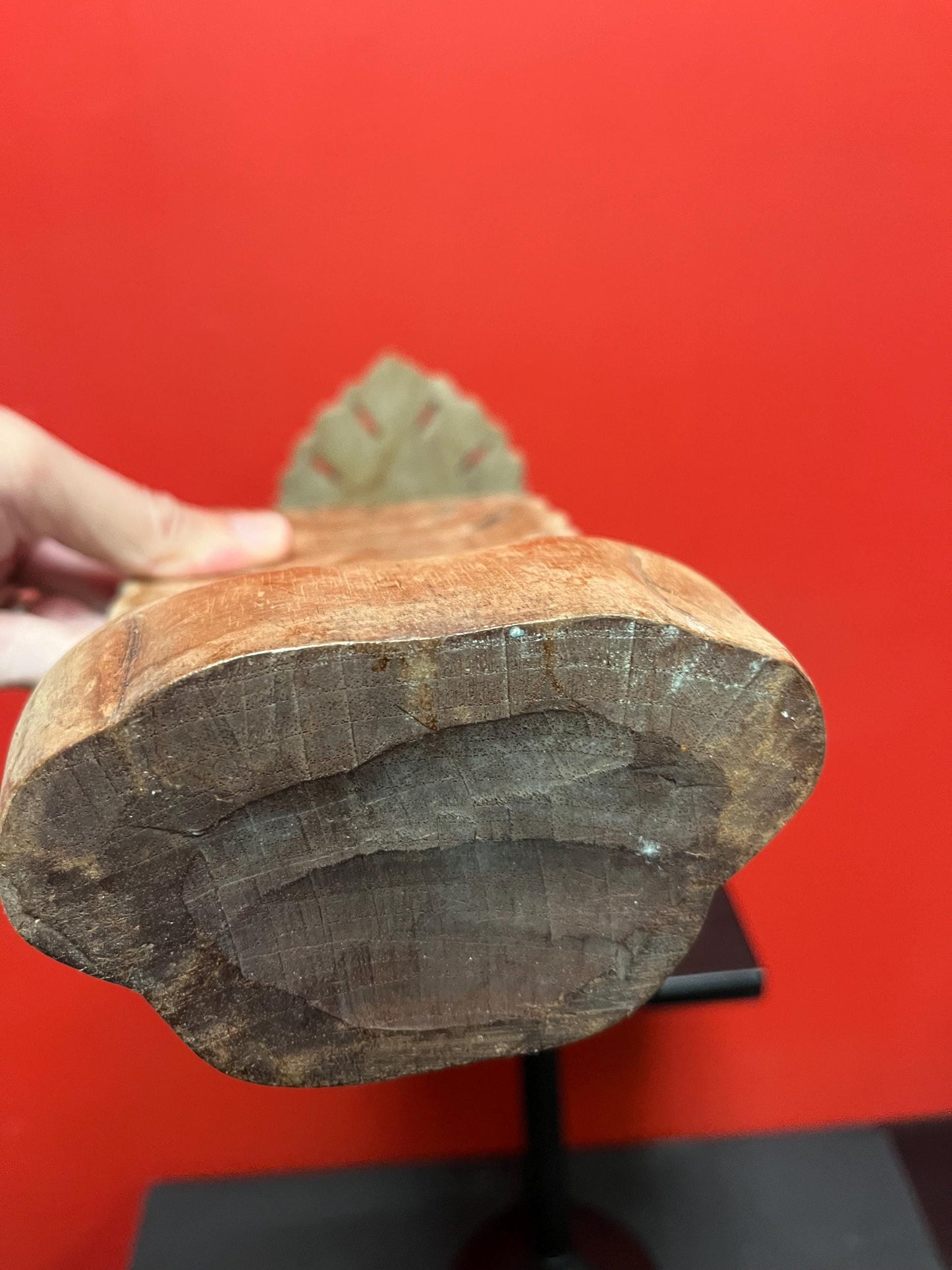 Pair of beautiful Southeast Asian statue busts natural Patina 10 inches high good value