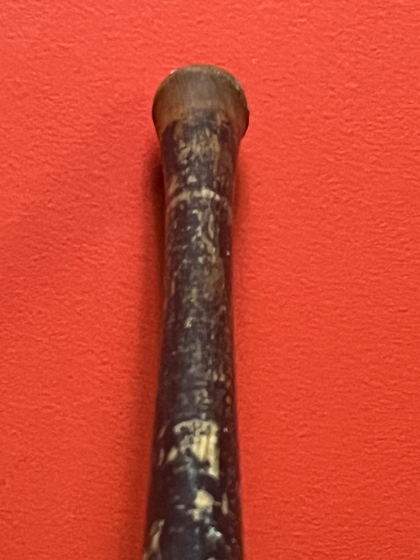 Fabulous antique the BURLEY model number 60 Philadelphia baseball bat great patina #4