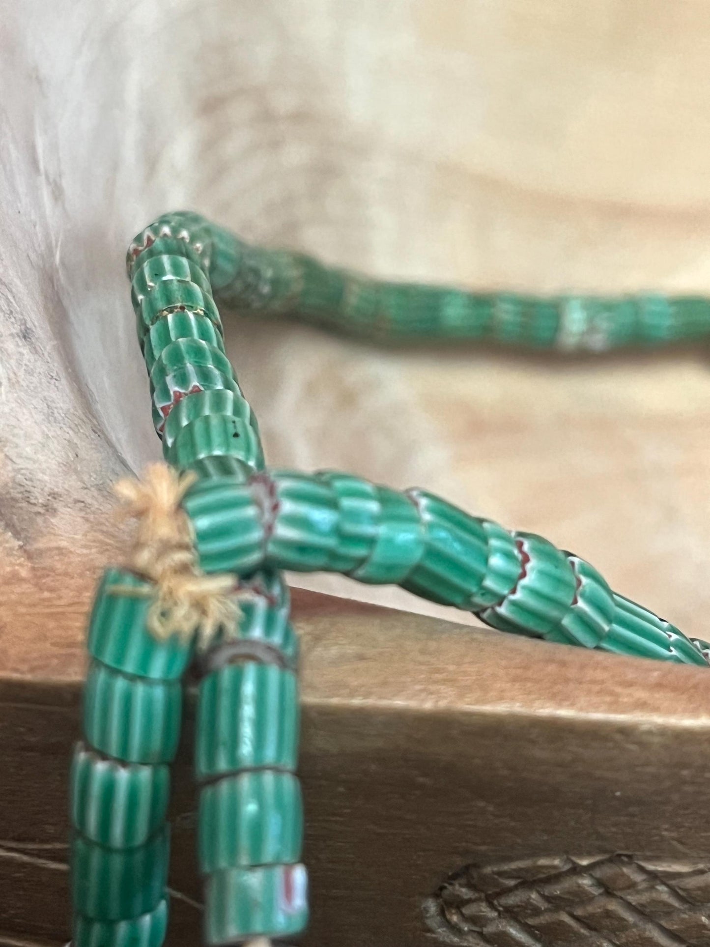 Stunning antique indigenous first nations trade bead necklace approximate 27 inches long wonderful to wear or collect