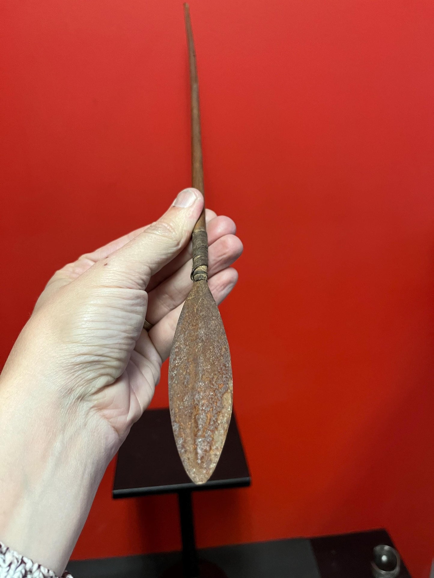Lovely antique 22 inch indigenous spear