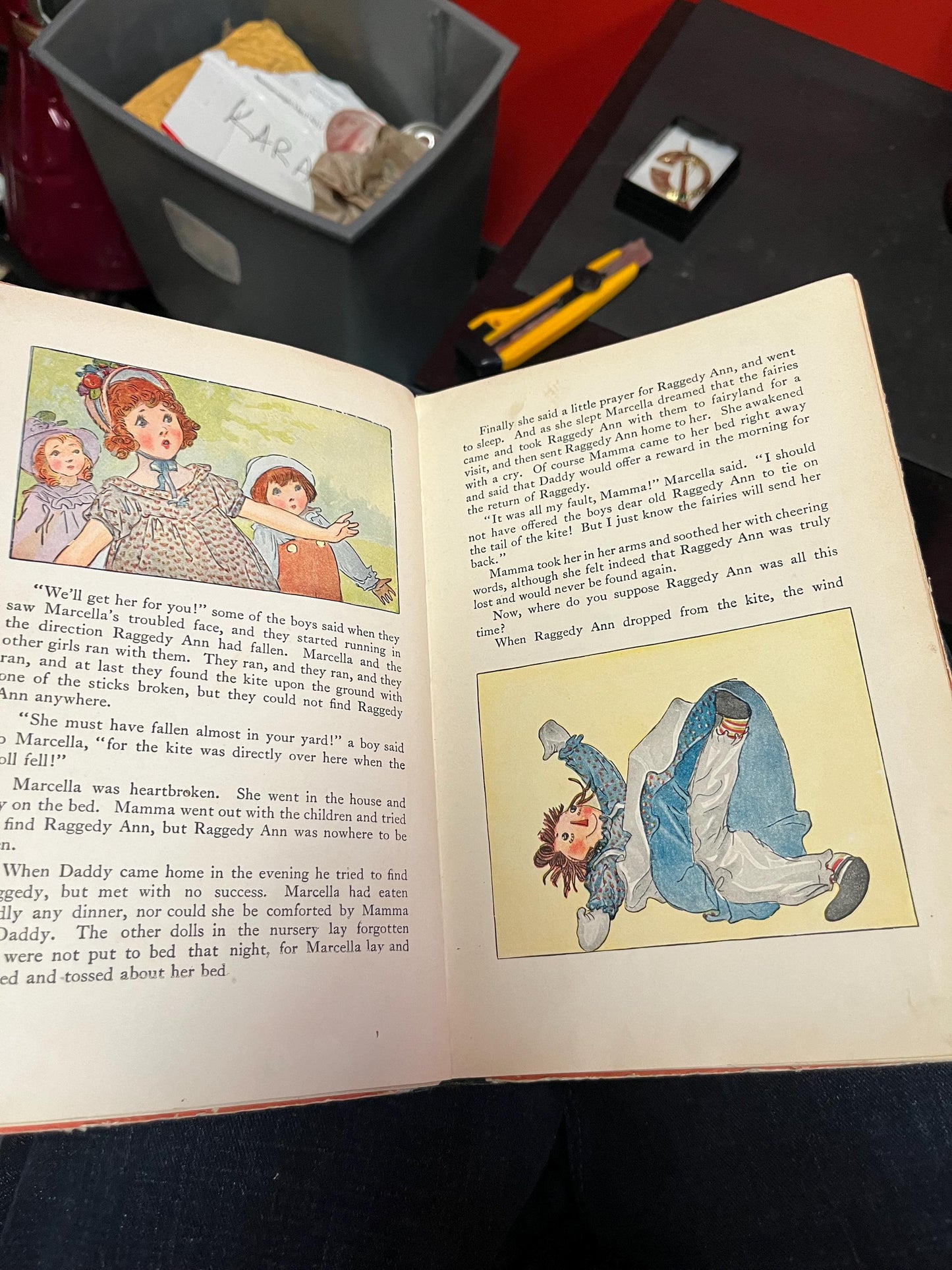 1930s Raggedy Ann stories book antique condition great gift