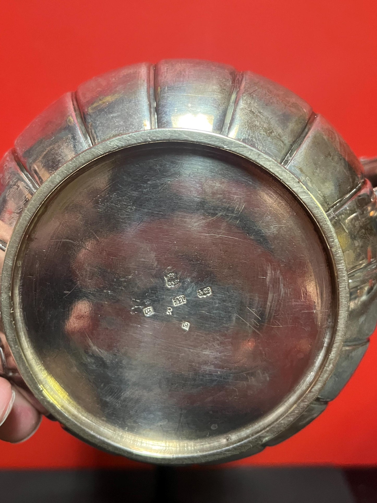 Lovely good quality well hallmarked silver plated teapot  English beauty and perfect to use or gift  handle little loose  value priced