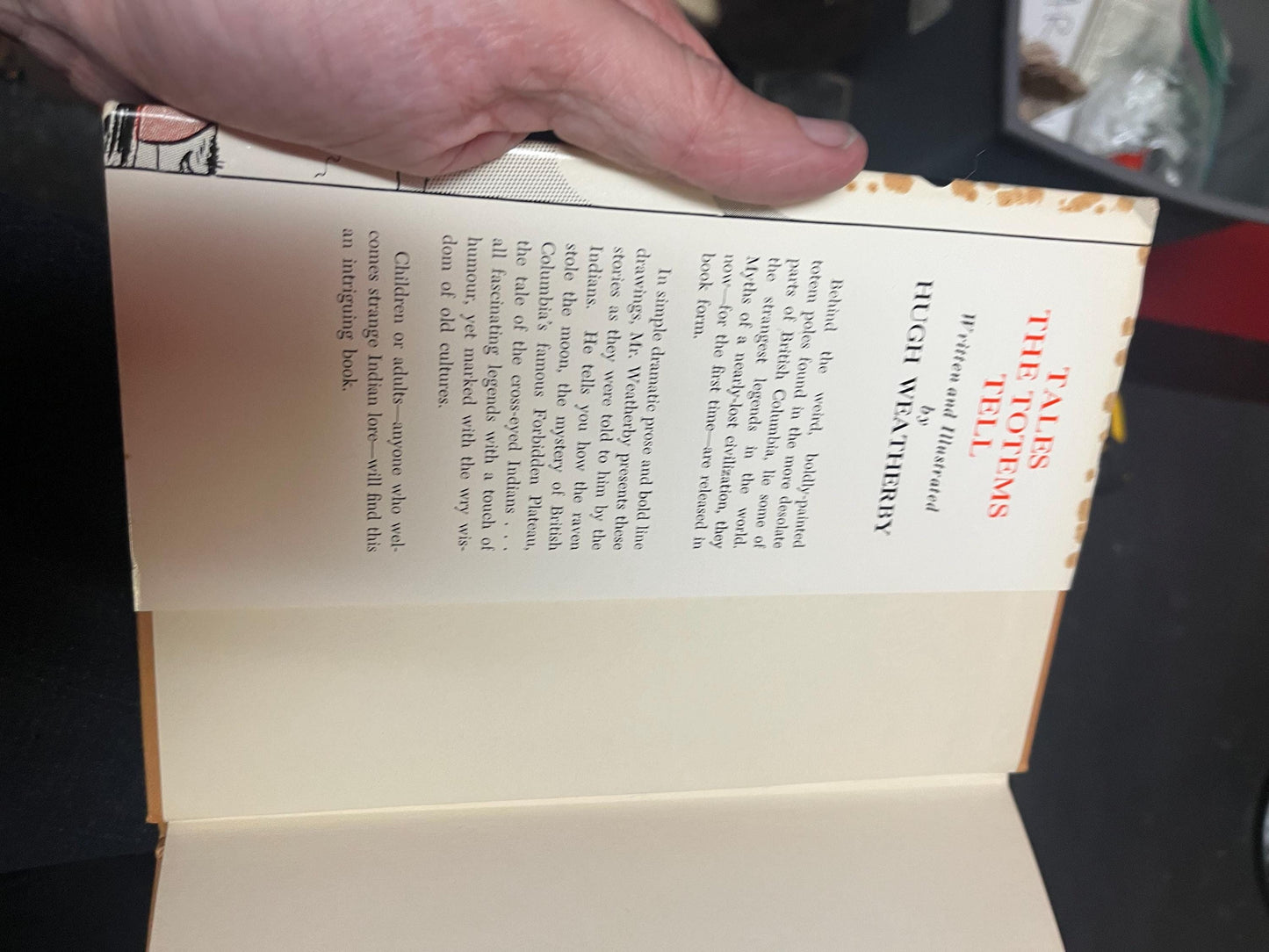 1944 indigenous totem book used condition - 96 pages unique gift