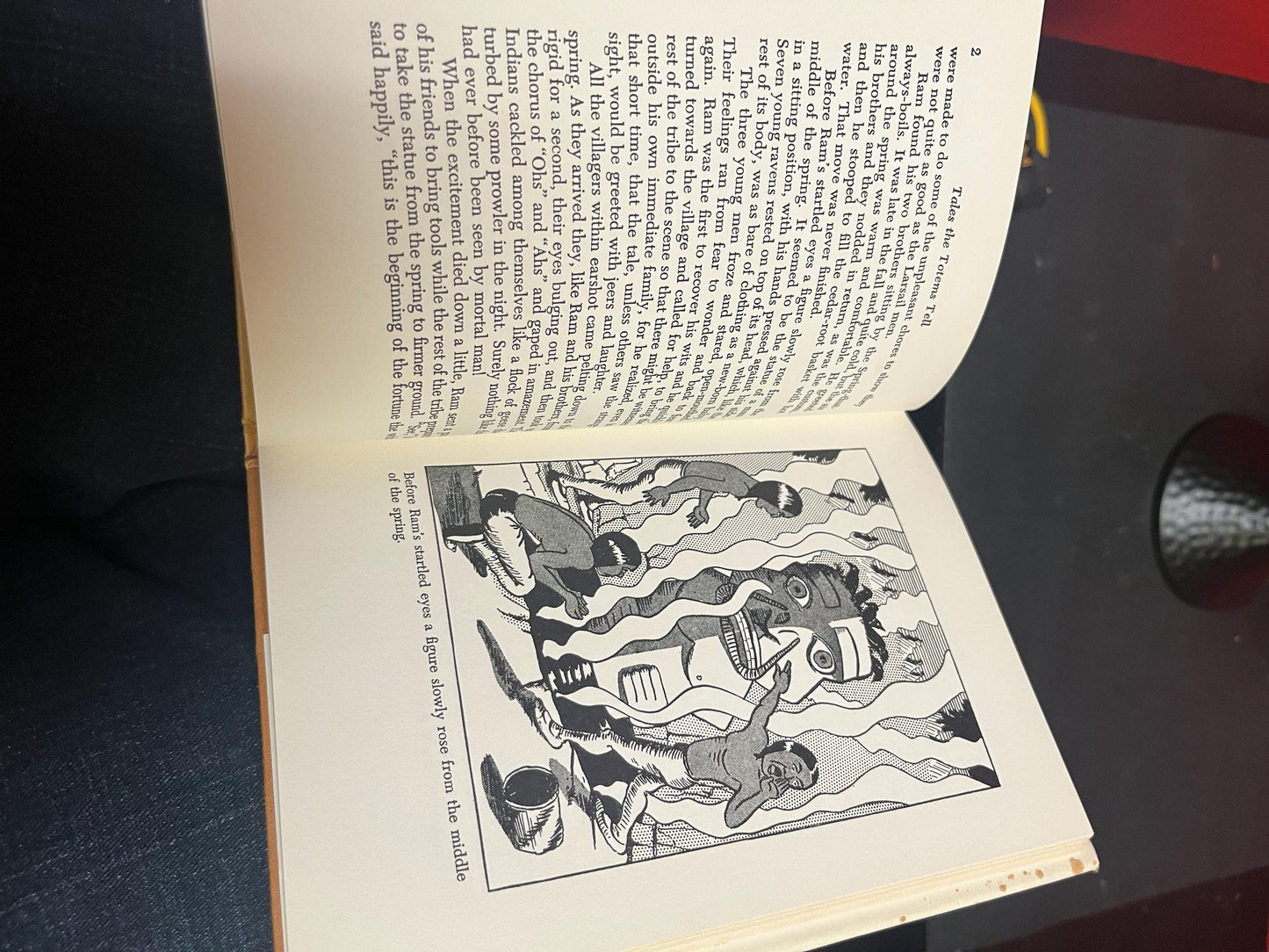 1944 indigenous totem book used condition - 96 pages unique gift