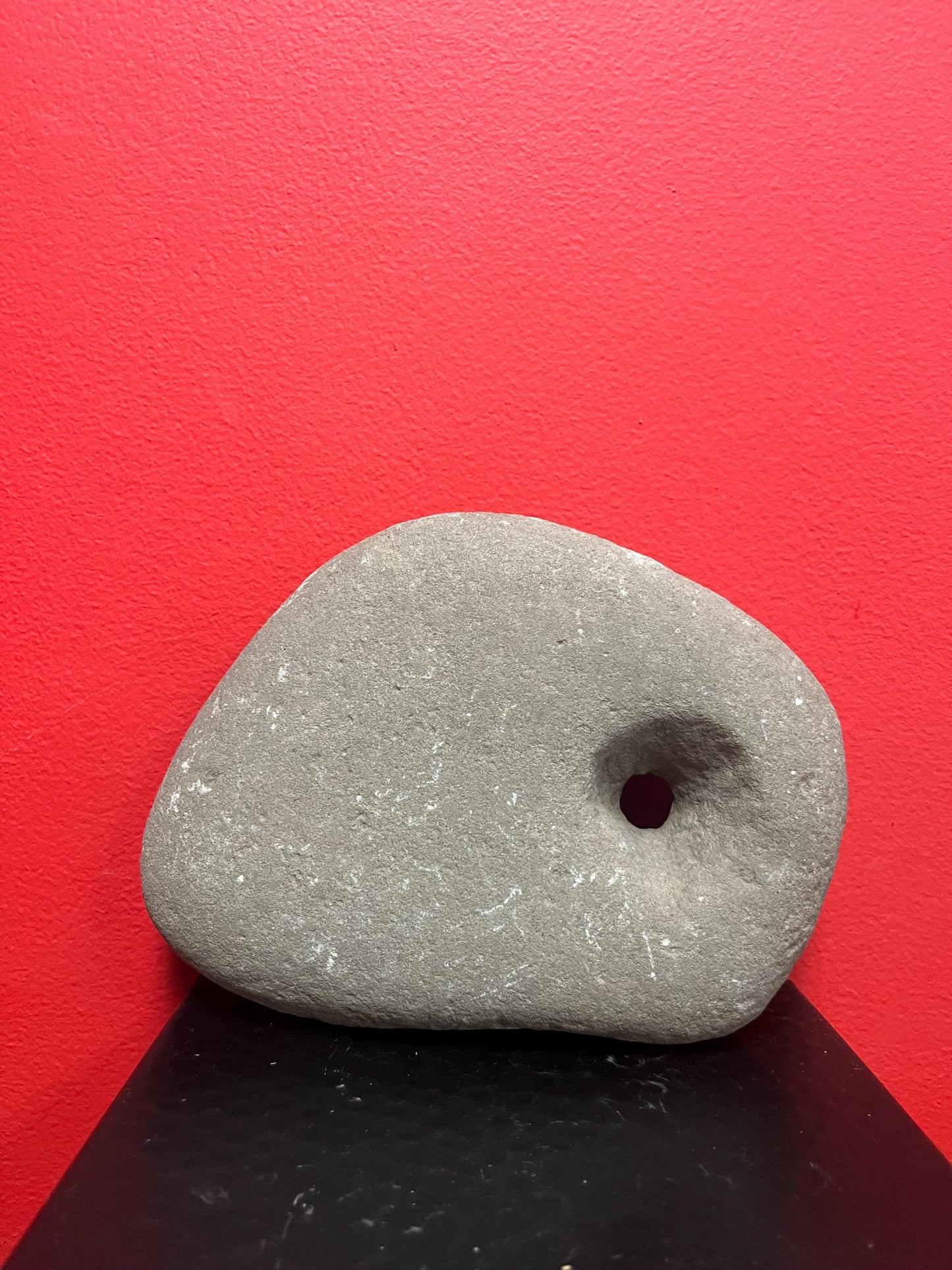 Stunning antique indigenous first nations Haida stone tool plummet amazing patina and history from important collection