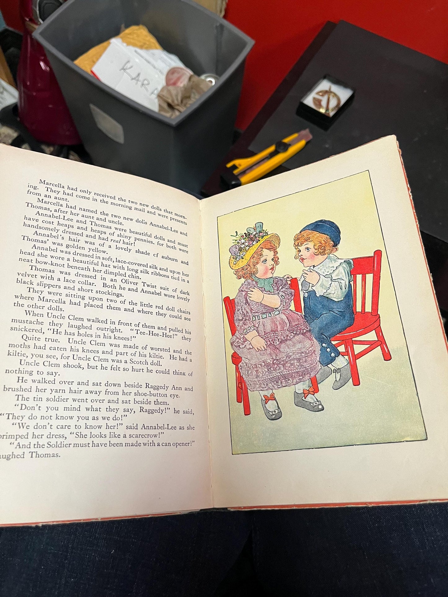 1930s Raggedy Ann stories book antique condition great gift