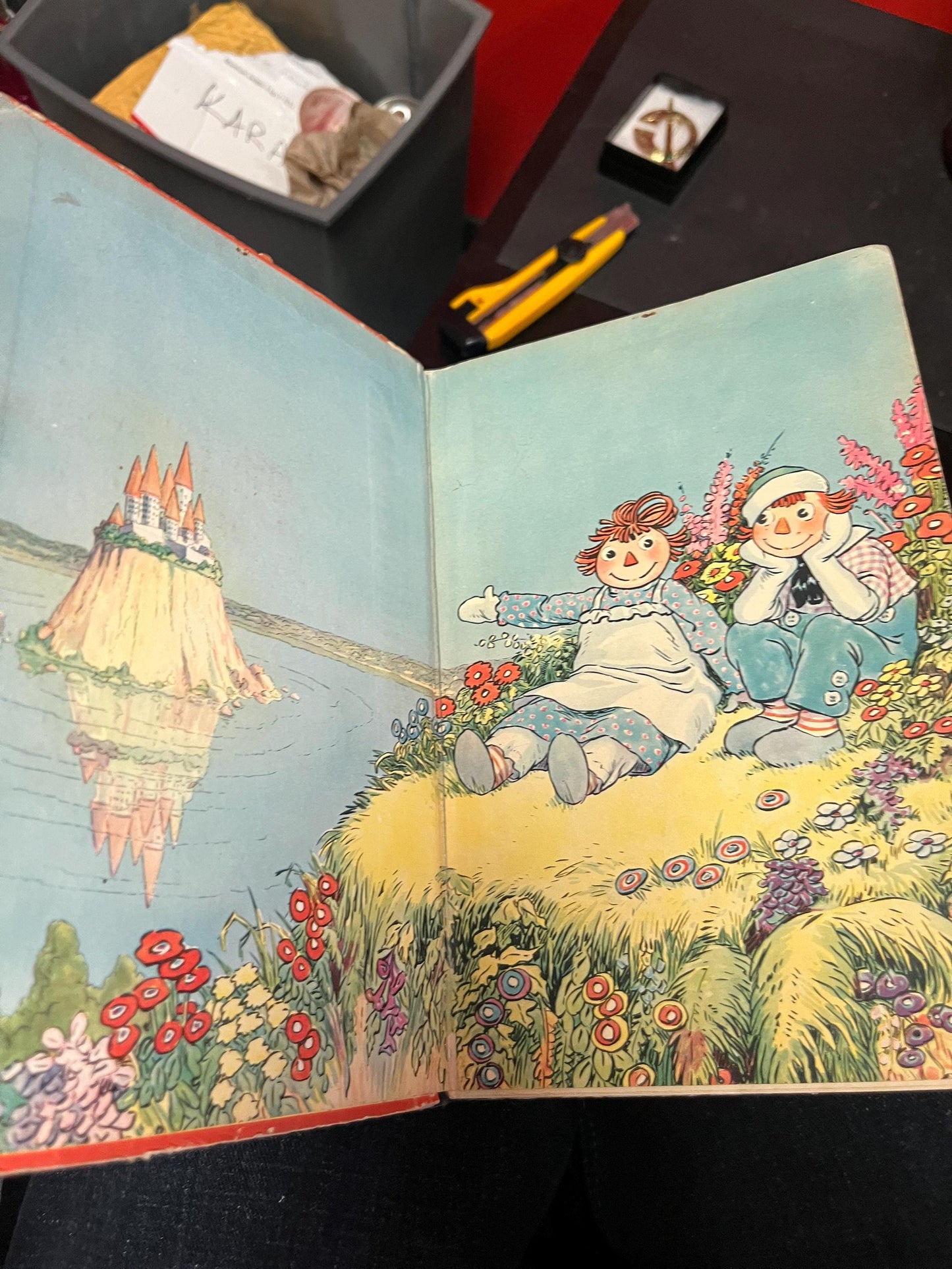 1930s Raggedy Ann stories book antique condition great gift