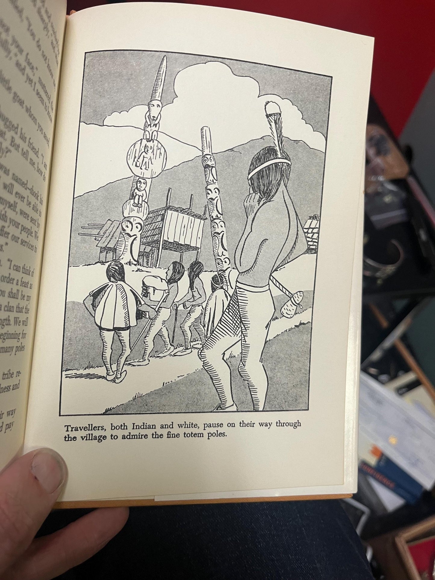 1944 indigenous totem book used condition - 96 pages unique gift