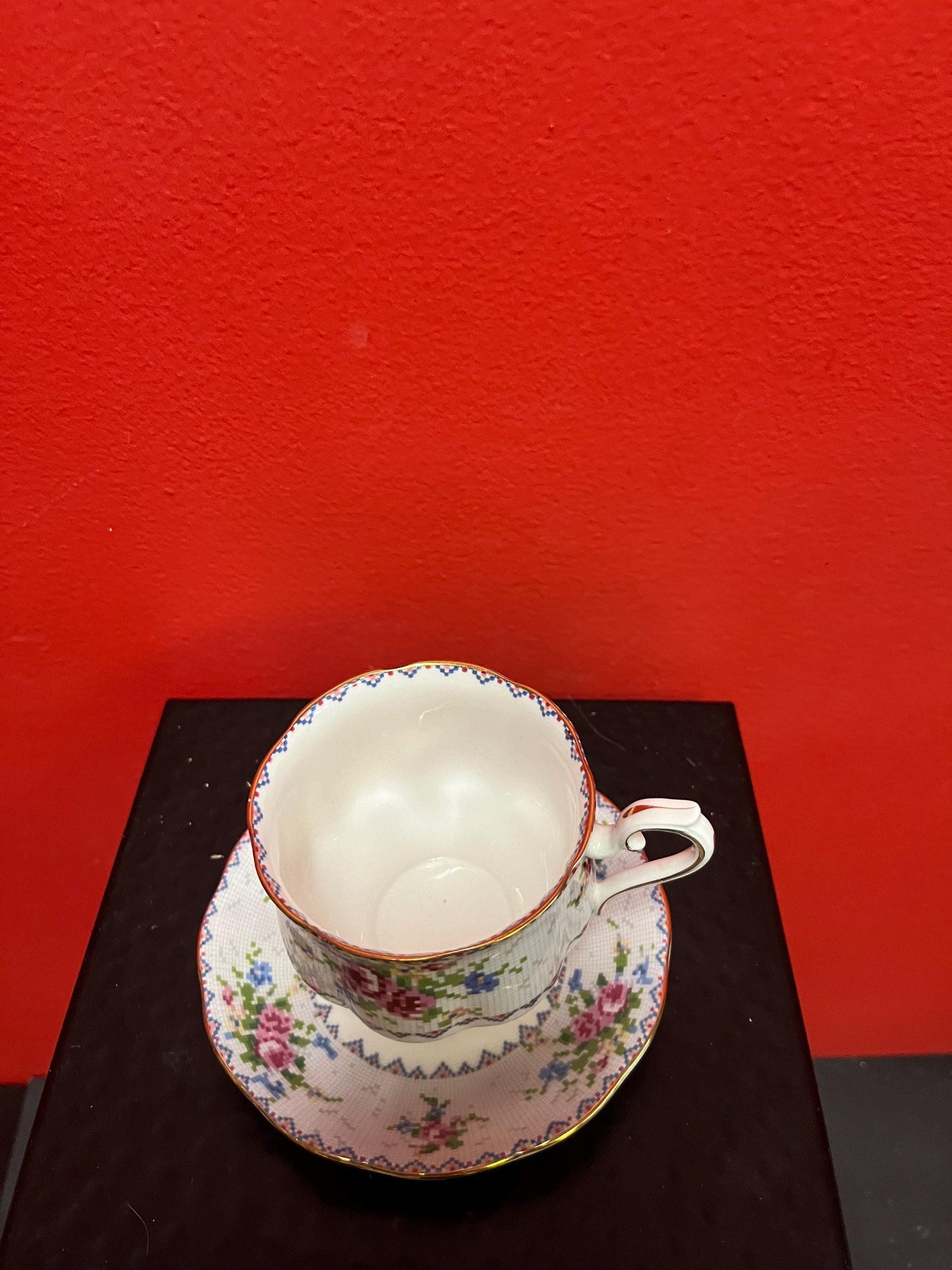 Royal Albert petit point cup and saucer  great condition  more available   great condition   super price
