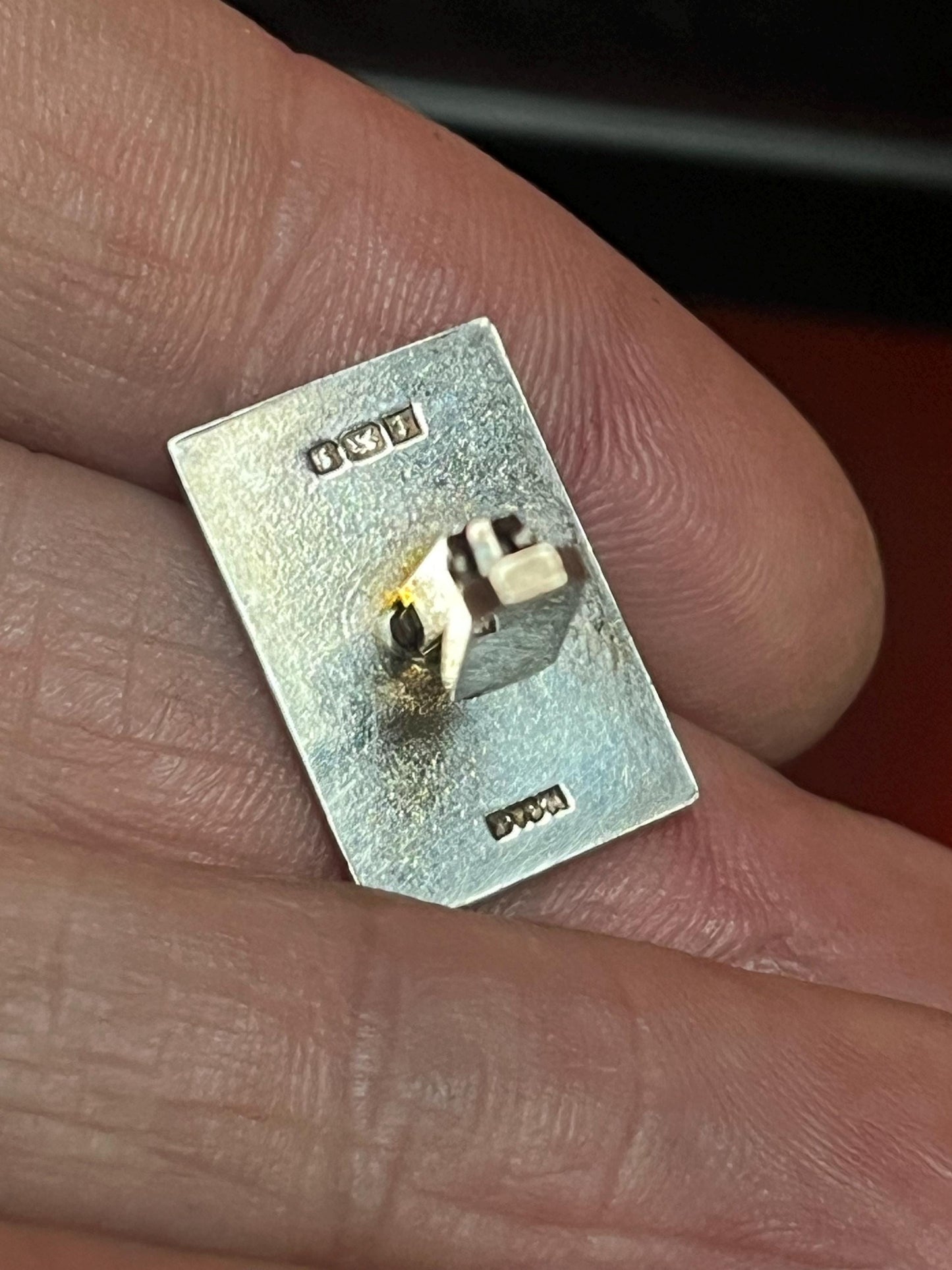 Beautiful 1966 sterling silver hallmark English cufflinks perfect gift - 7 grams