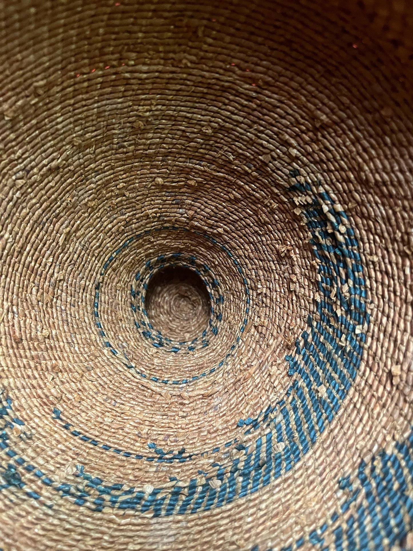 Stunning museum quality 11 x 10“ wide authentic early early 19 century indigenous First Nations Nootka whaling hat great patina and design