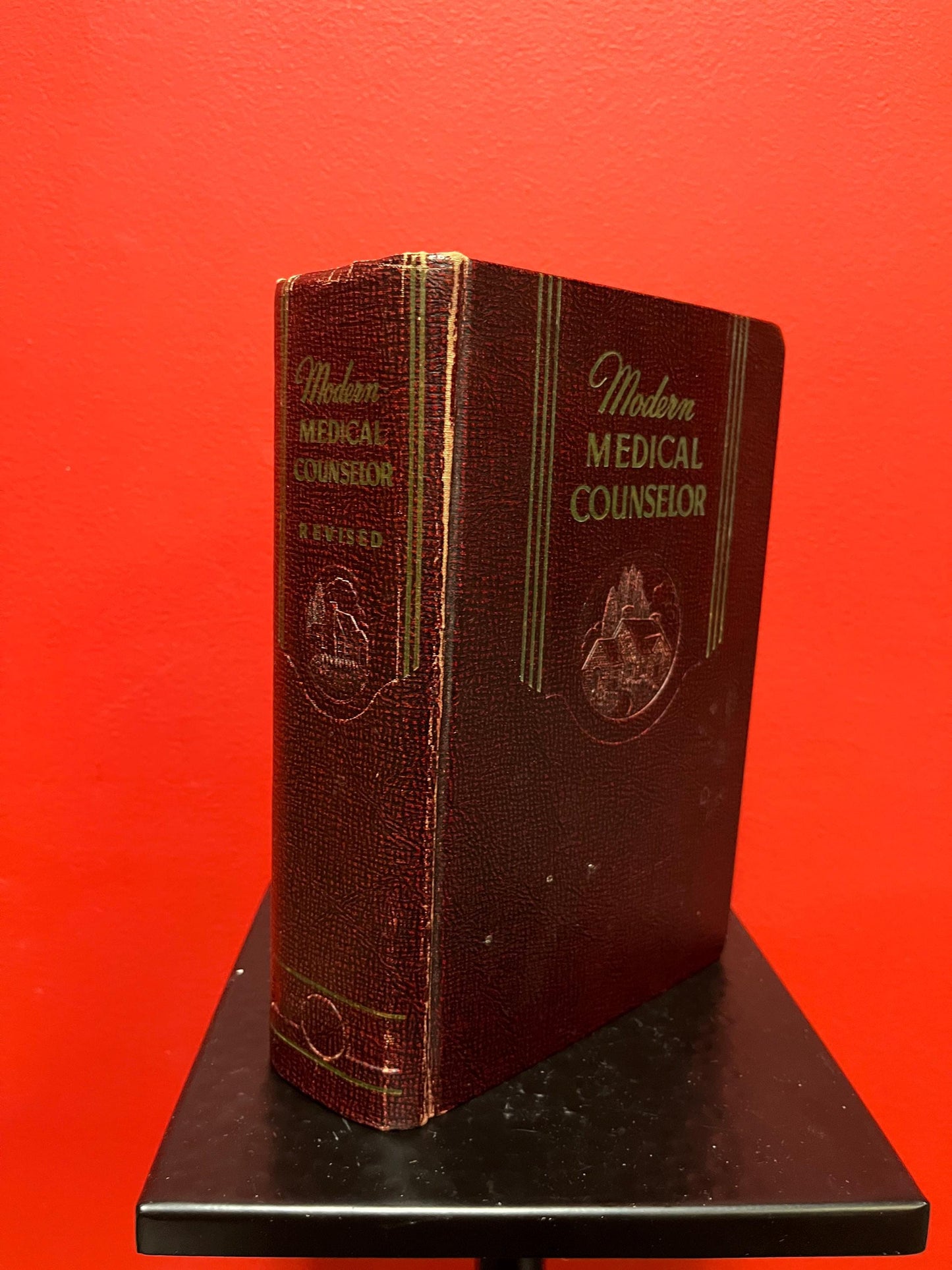 1954 modern medical counsellor book in good antique condition very cool information great gift