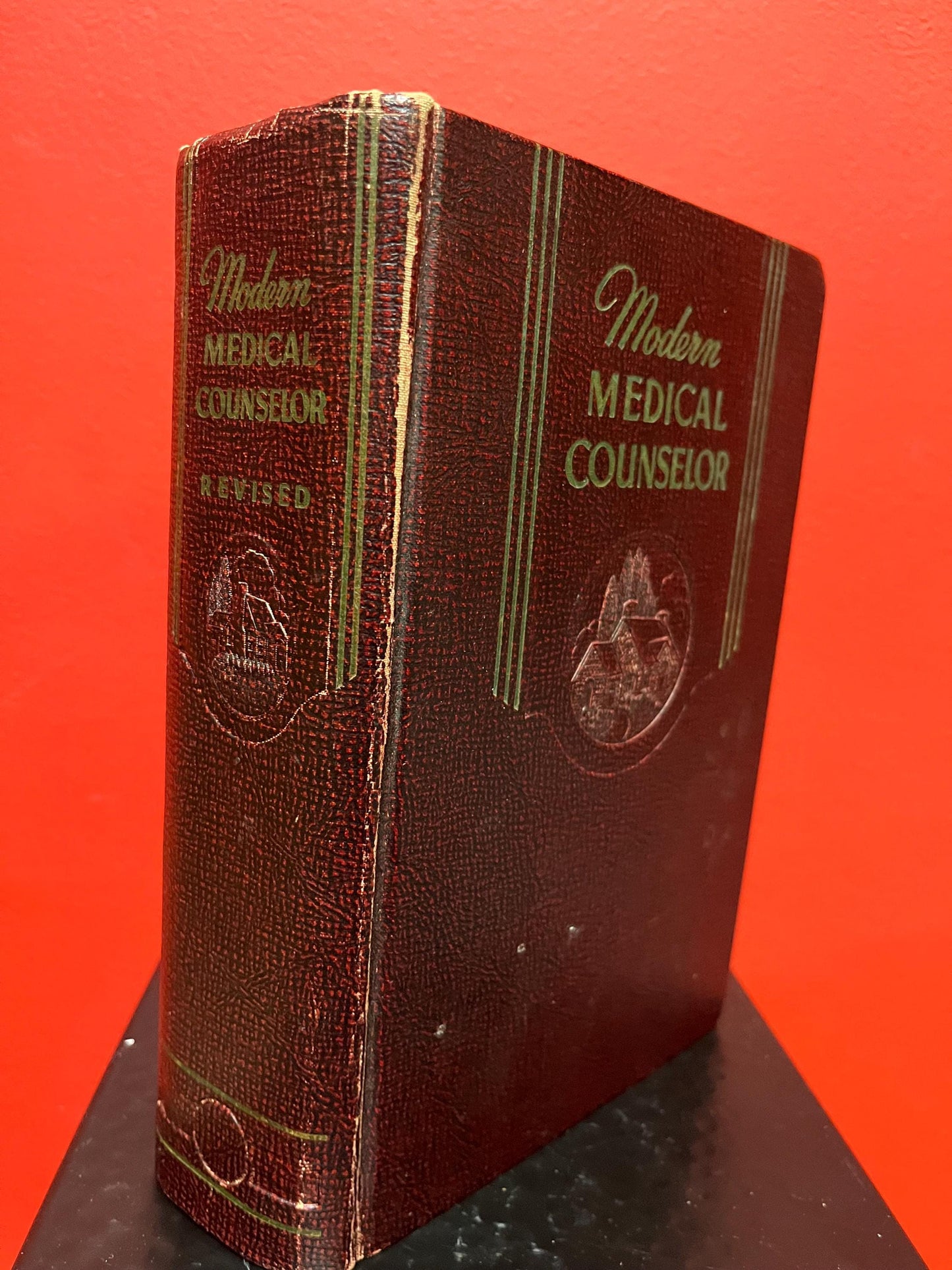 1954 modern medical counsellor book in good antique condition very cool information great gift