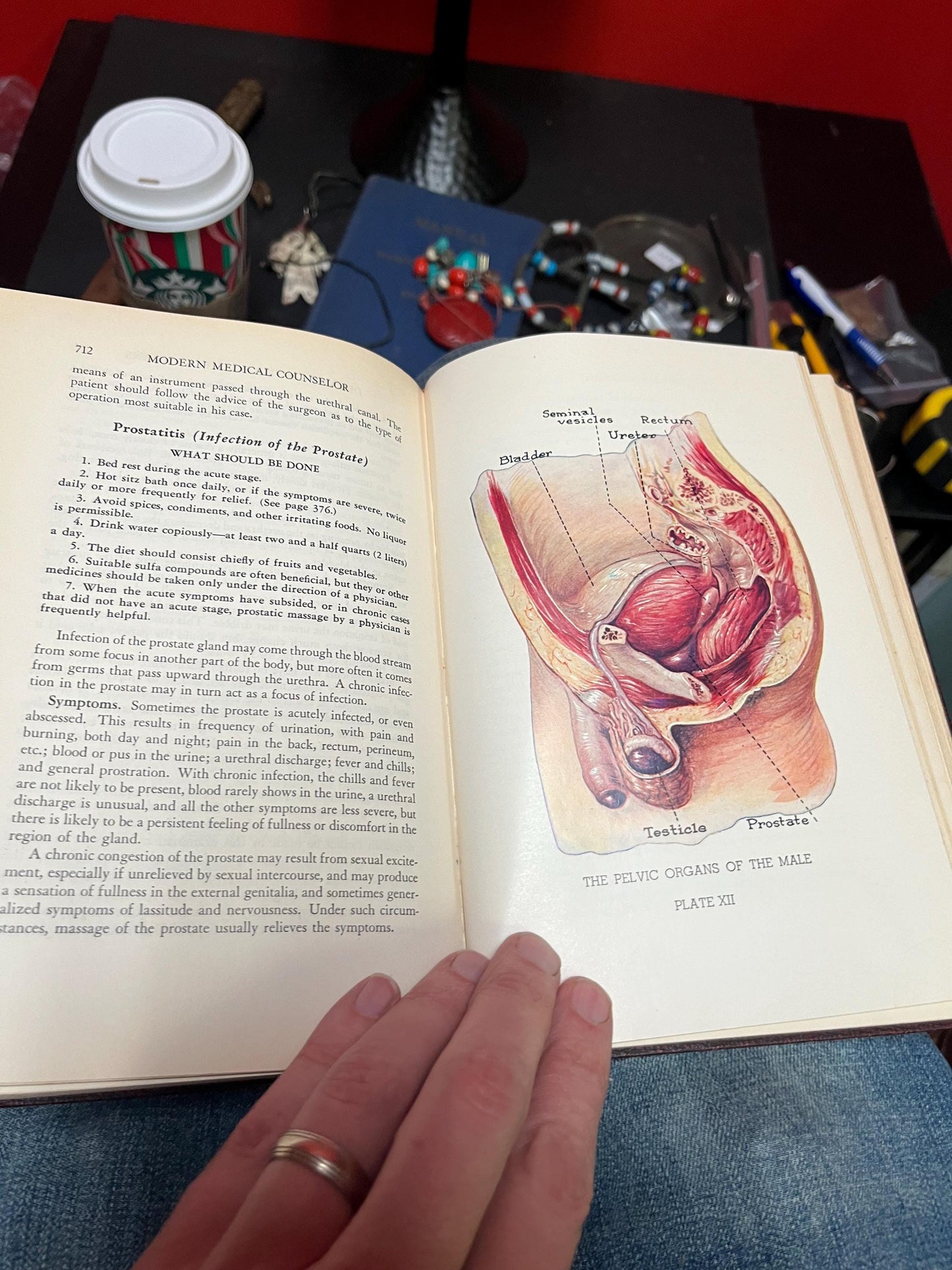 1954 modern medical counsellor book in good antique condition very cool information great gift