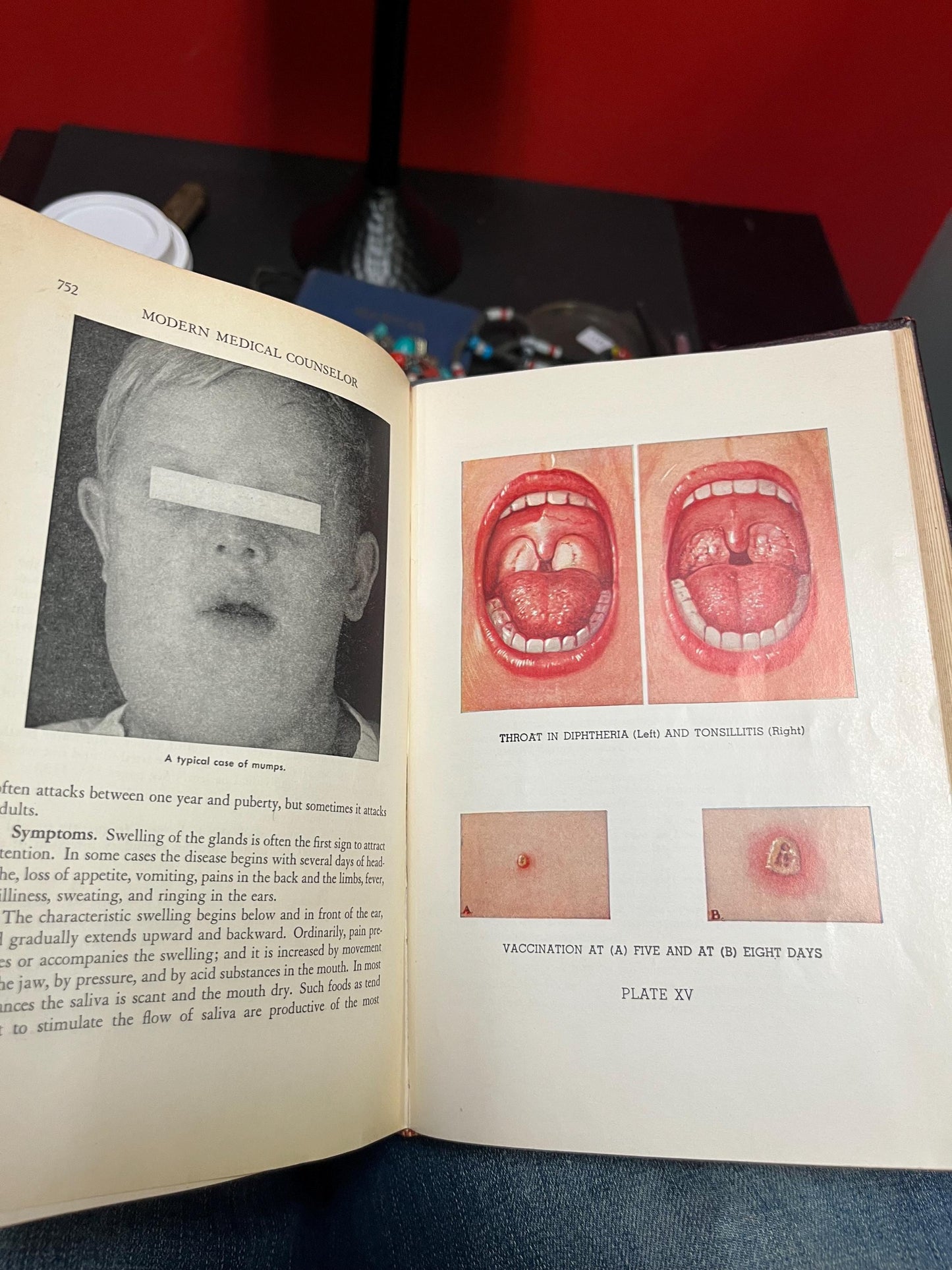 1954 modern medical counsellor book in good antique condition very cool information great gift