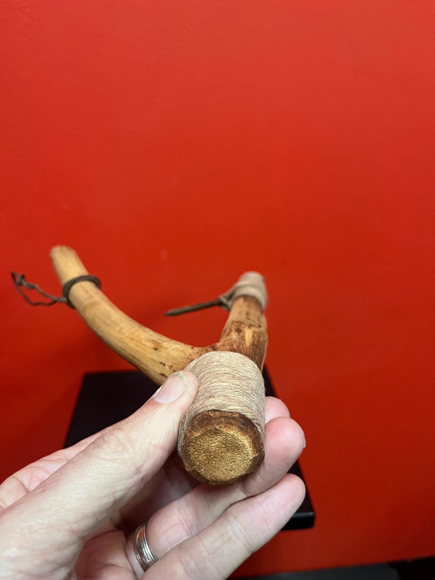 Very rare indigenous Canadian First Nations halibut hook 19th century wonderful condition crazy cool - 9 inch long - wow