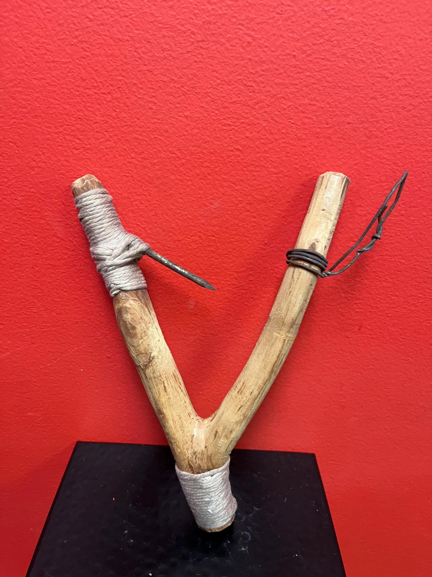 Very rare indigenous Canadian First Nations halibut hook 19th century wonderful condition crazy cool - 9 inch long - wow