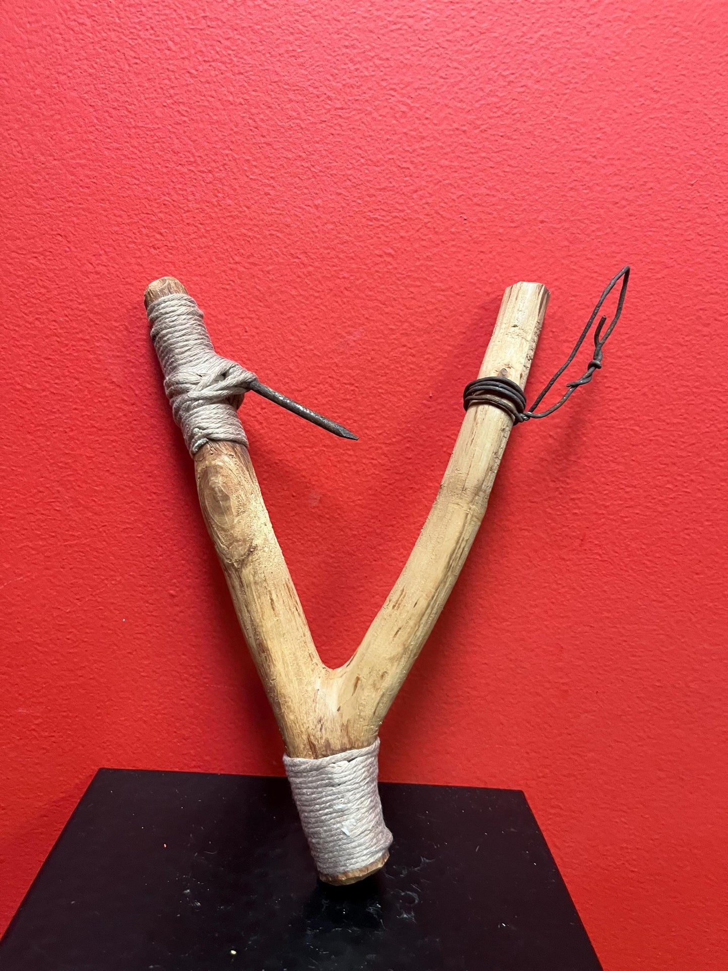 Very rare indigenous Canadian First Nations halibut hook 19th century wonderful condition crazy cool - 9 inch long - wow